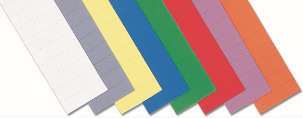 Magnetoplan Ferrocard Haftetiketten – rechteckig 50 × 10 mm, magnetisch