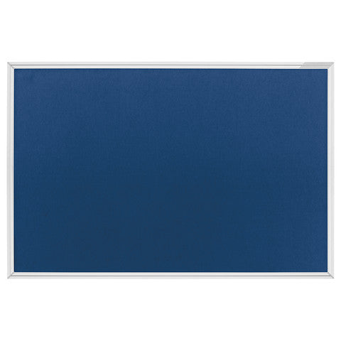 Magnetoplan Filztafel SP 1415003 – 103 × 158 cm – blau, Alurahmen