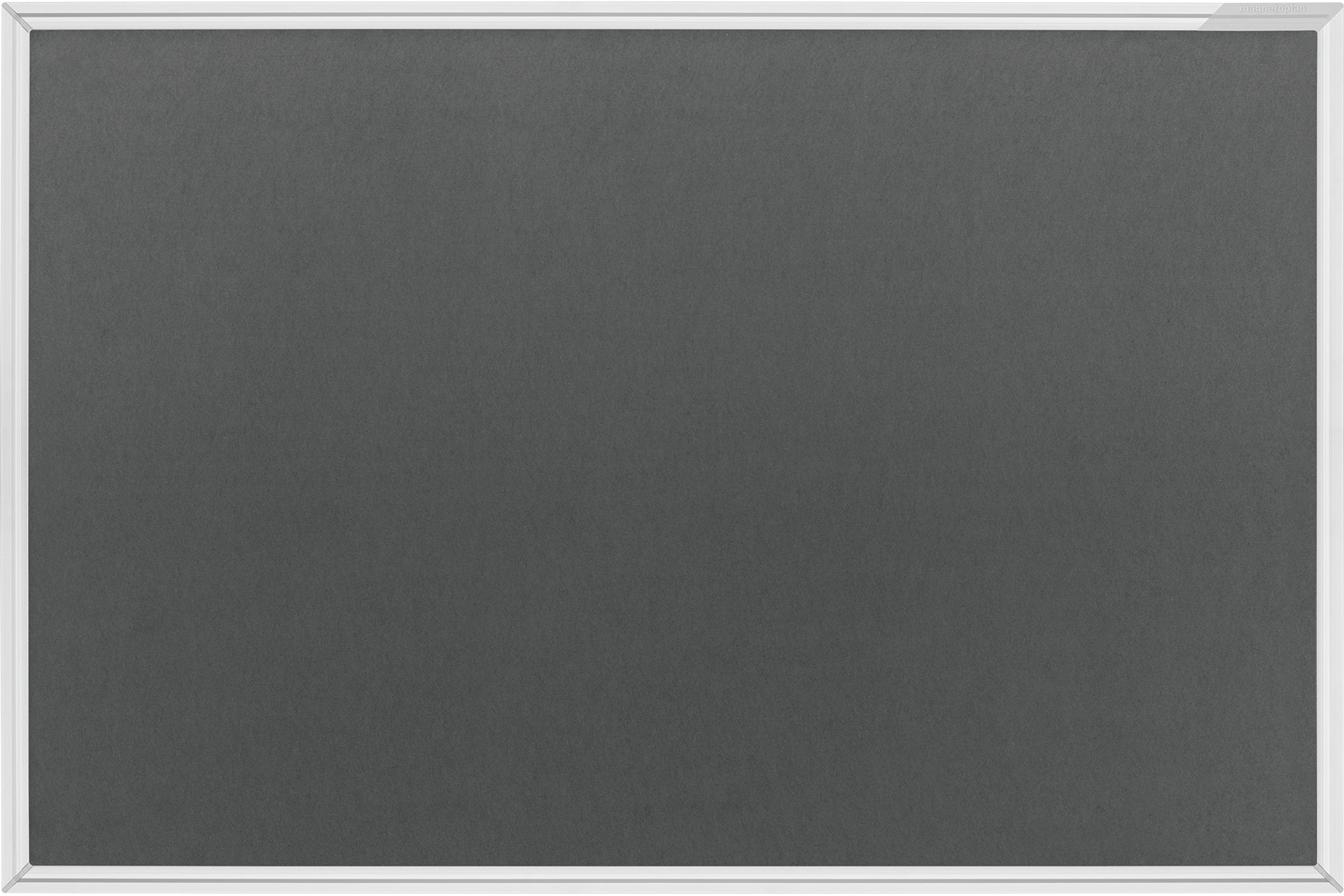 Magnetoplan Filztafel SP 1490001 – 102 × 68 cm – grau, Alurahmen