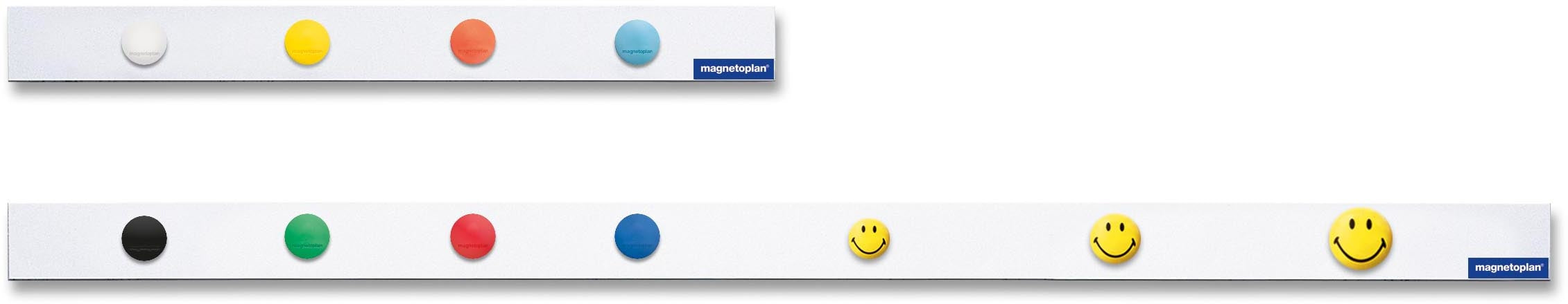 Magnetoplan Magnetleiste – selbstklebend – 500 × 50 mm, 10 Stk.