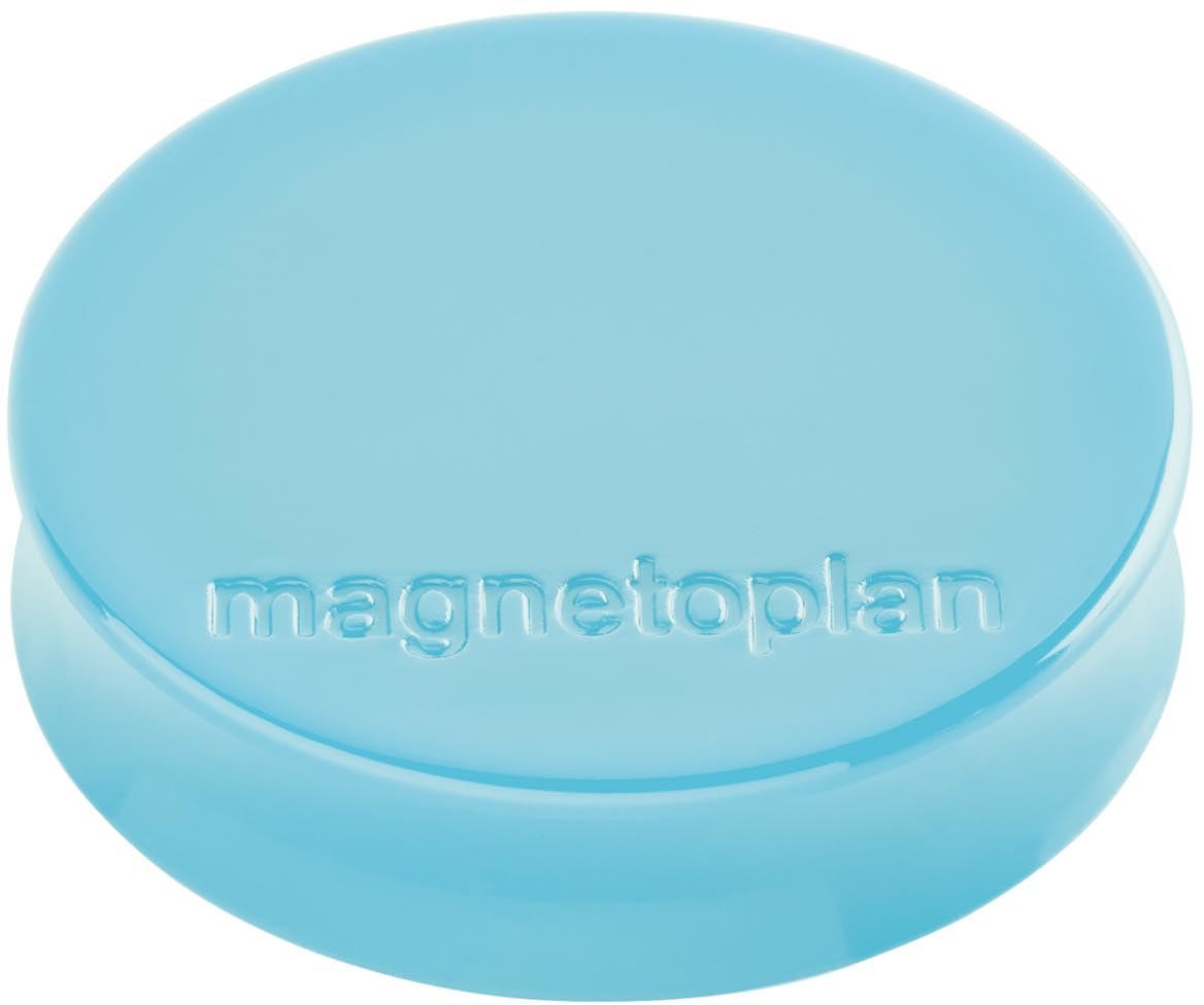 Magnetoplan Ergo Medium Magnete – 34 × 63 × 44 mm, babyblau, für Tafeloberflächen