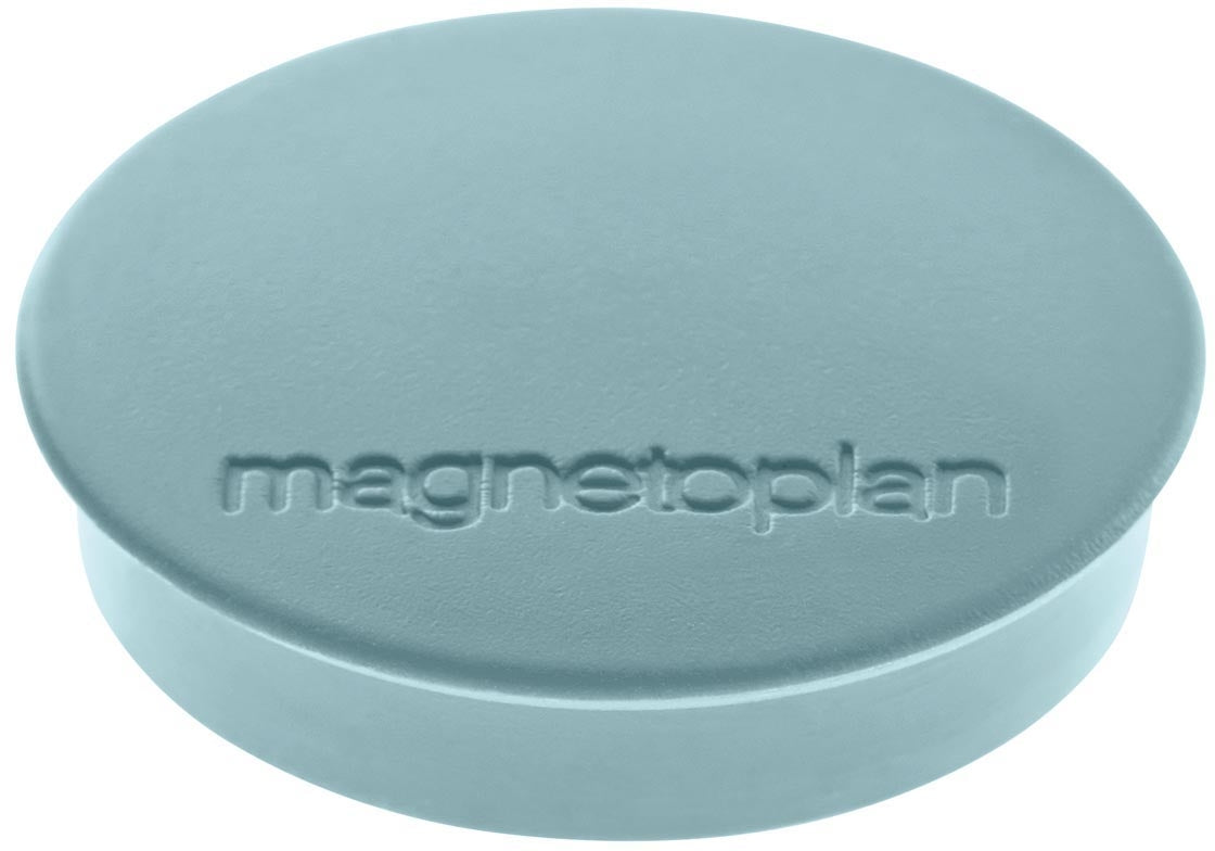Magnetoplan Tafelmagnete – Ø 30 mm, 10 Stk., blau