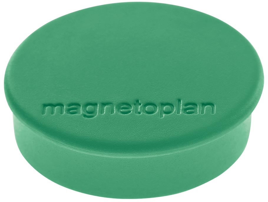Magnetoplan Discofix Hobby – Tafelmagnete – Ø 24 mm, Ferrit, grün
