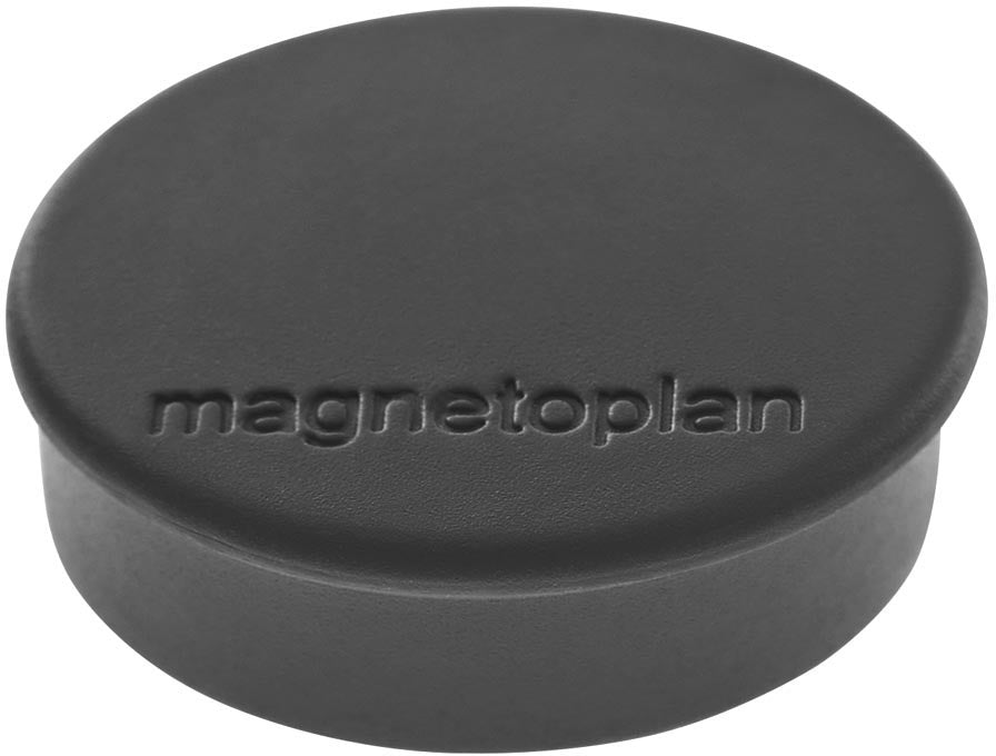 Magnetoplan Hobby Tafelmagnete – 6 Stk. – schwarz