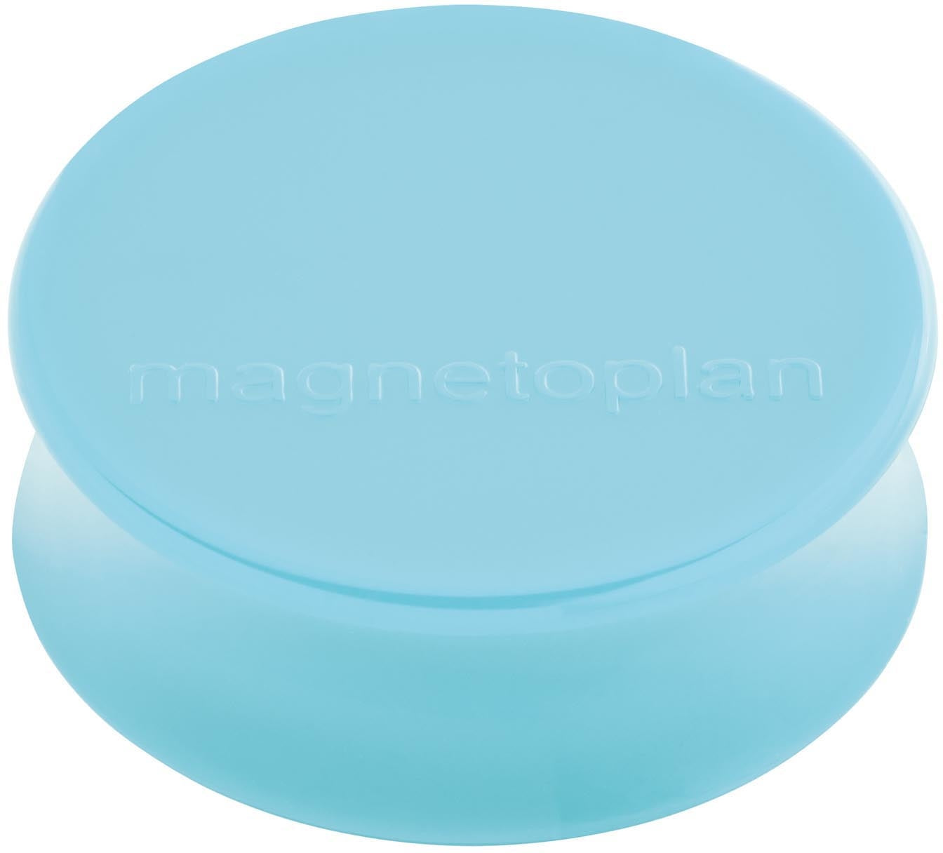 Magnetoplan Tafelmagnete – Ø 17,5 mm, 10 Stk., babyblau