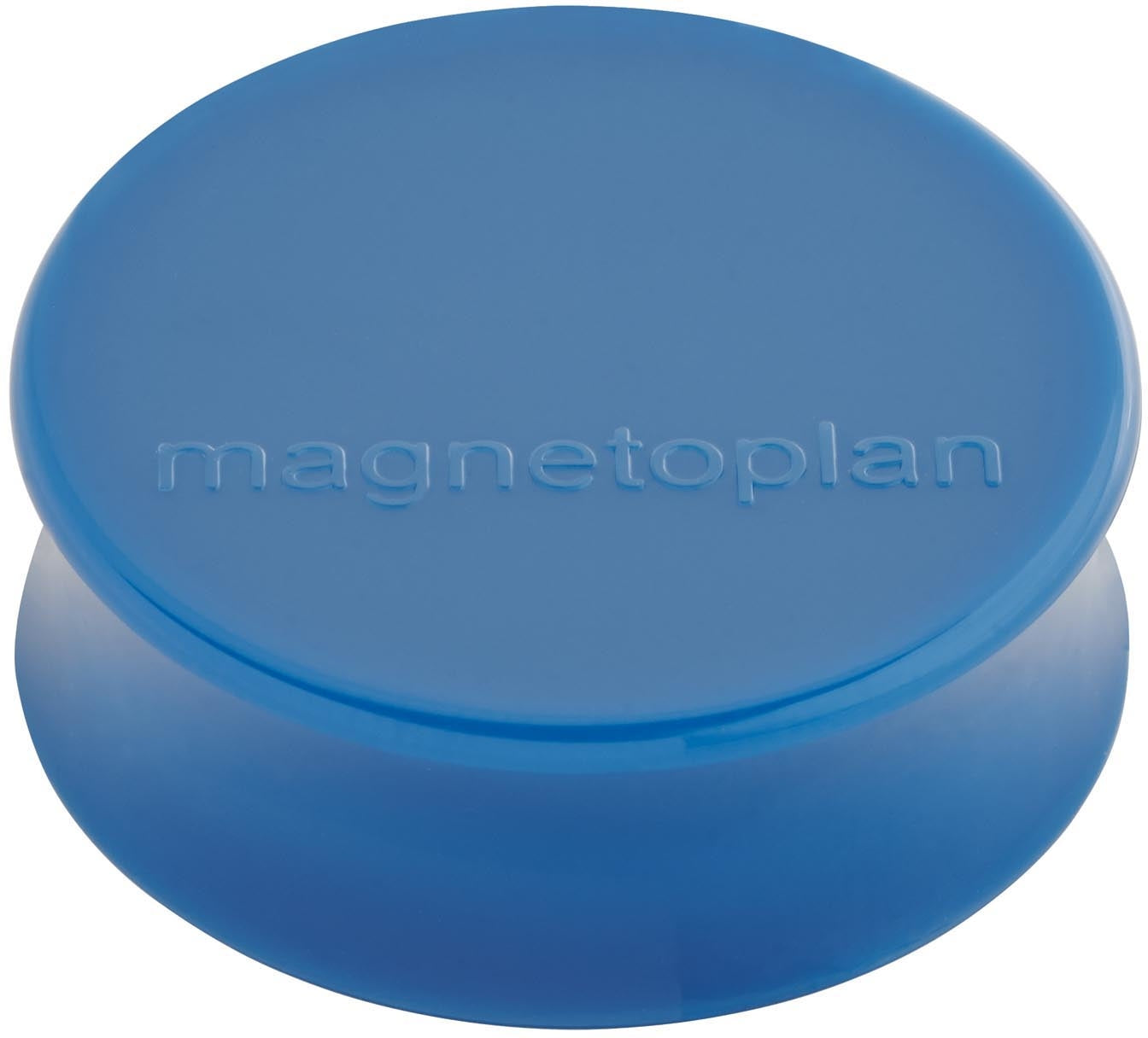 Magnetoplan Tafelmagnete – Ø 34 mm – 10 Stk. – Dunkelblau