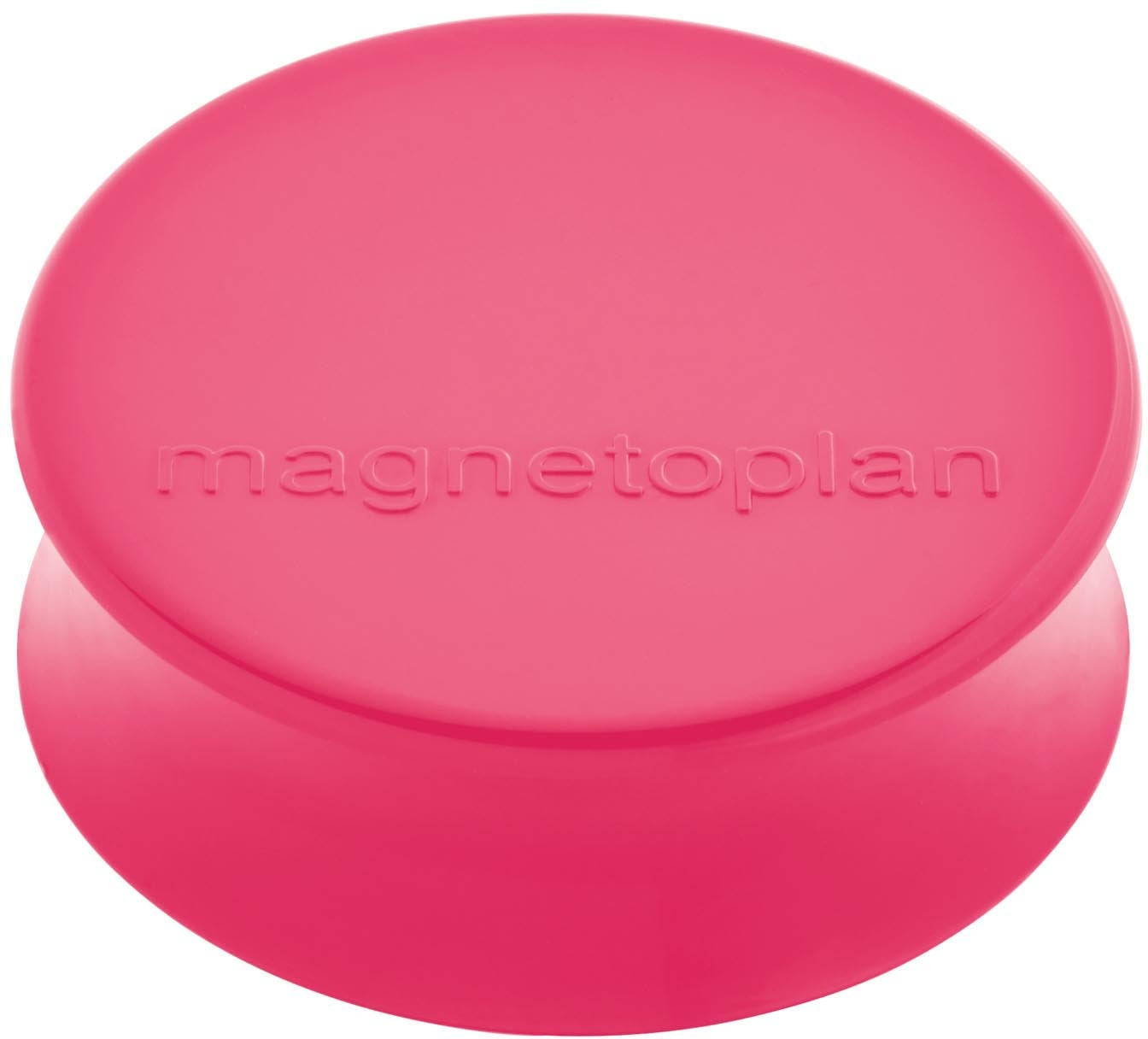 Magnetoplan Tafelmagnete – Ø 34 mm – 10 Stk. – Pink