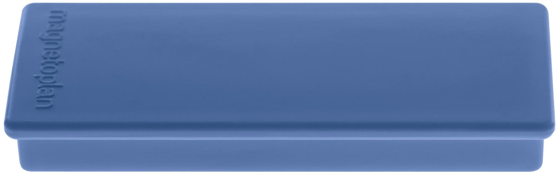 Magnetoplan Blockmagnete 16651414 – 172 × 102 × 12 mm, blau, Ferrit/Kunststoff