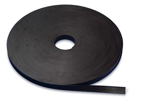 Magnetoplan Etikettenträger (C-Profil) – für Papier-Etiketten – magnetisch – schwarz – 50 m × 50 mm × 1 mm