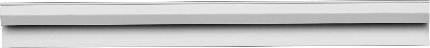 Magnetoplan Catch-Ball Klemmschiene – bis zu 30 Blatt – selbstklebend – silber – Aluminium – 553×62×32 mm