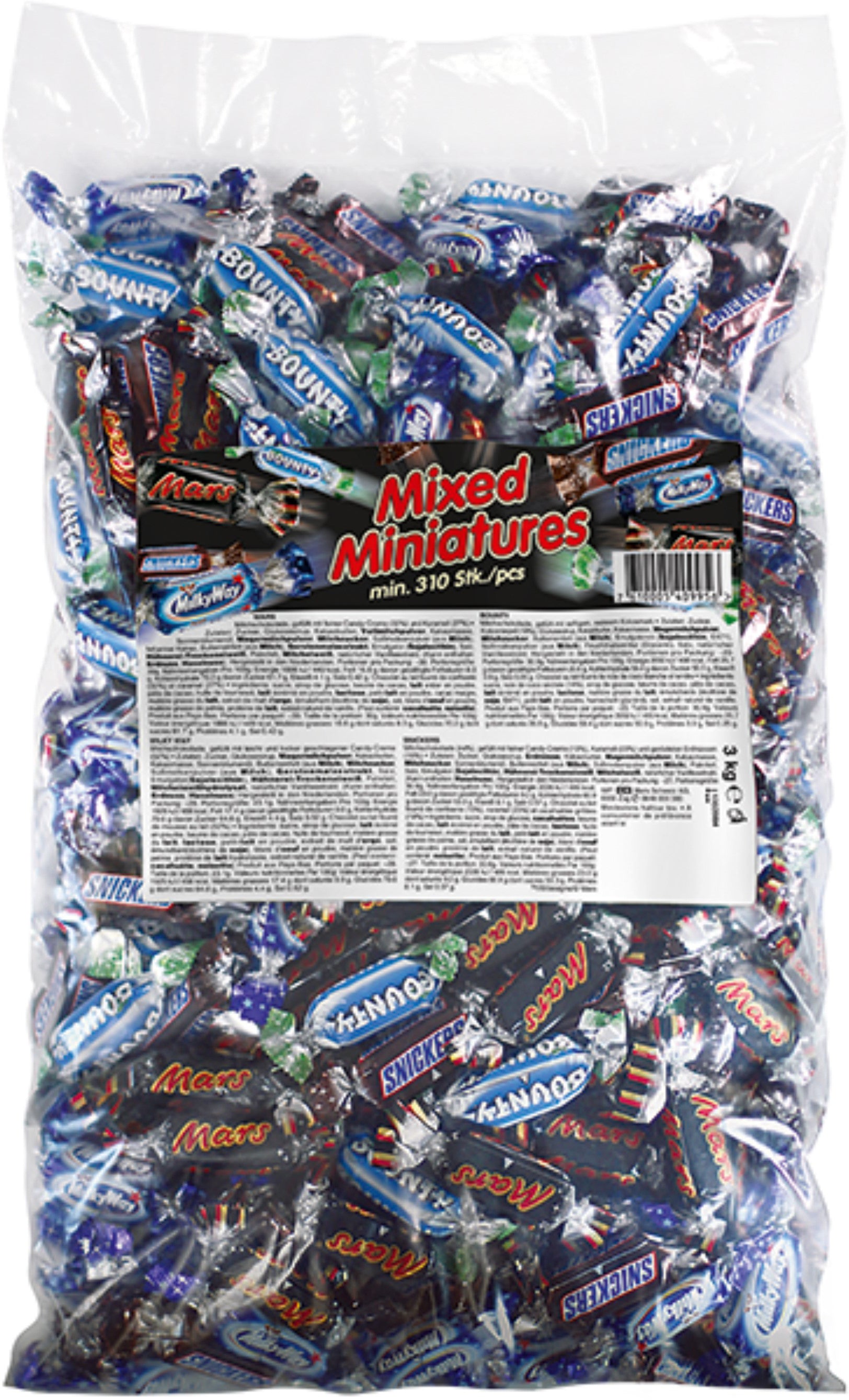 Mars Mixed Miniatures Schokolade – 3 kg