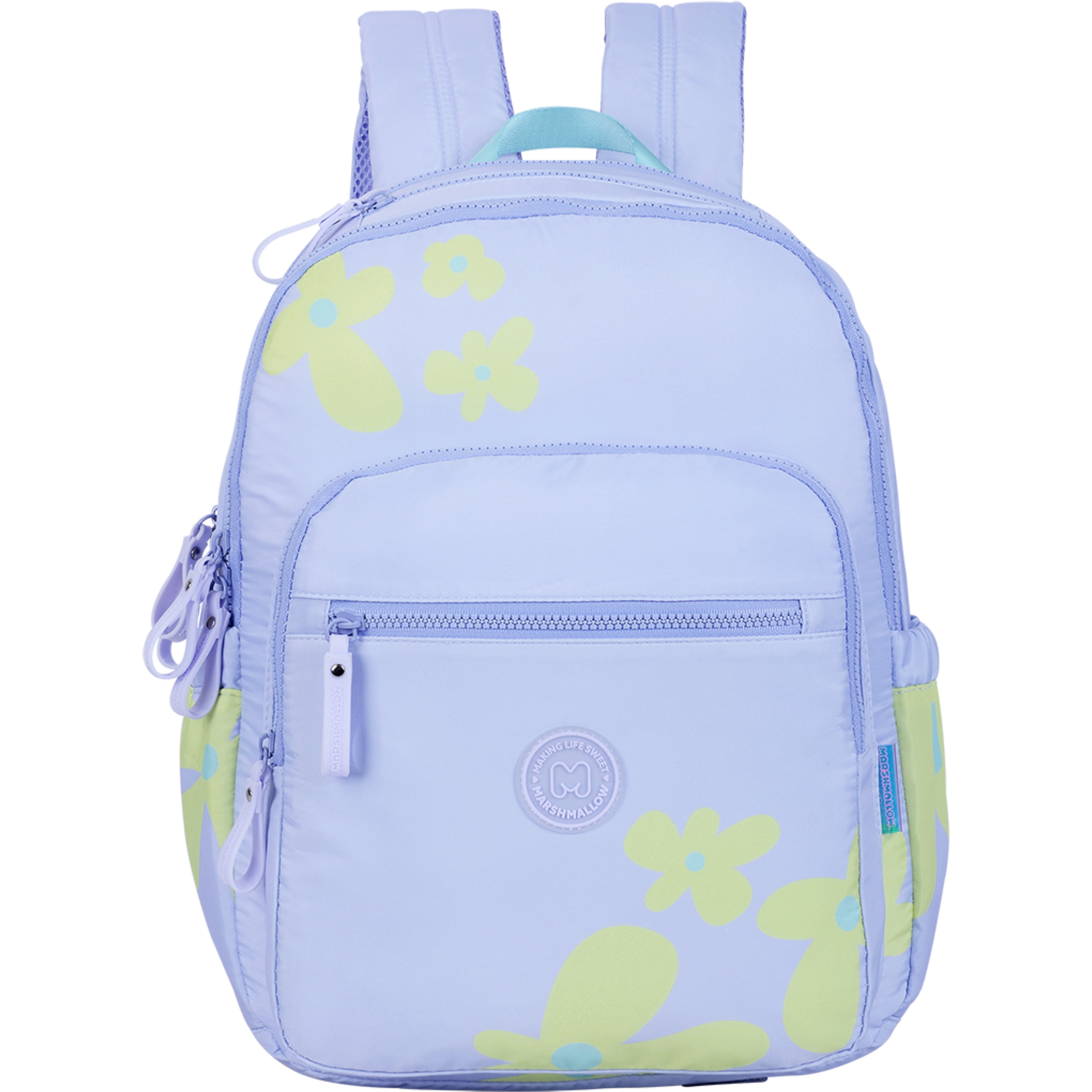 Marshmallow Notebook-Rucksack 65501 – mit Laptopfach, Polyester – Petals Blue, 430 × 330 × 160 mm