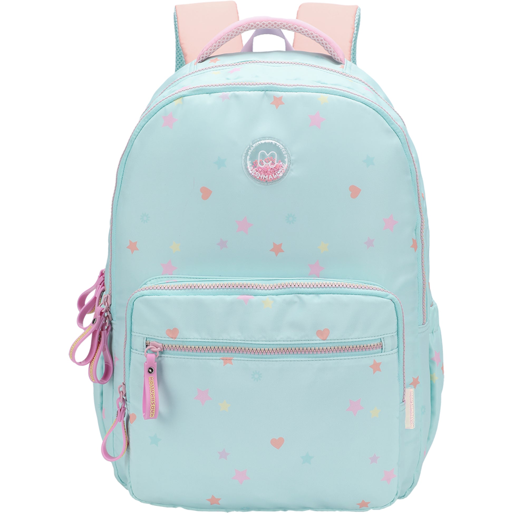 Marshmallow Notebook-Rucksack Stardust 65549 – Gepolstertes Laptopfach, Nylon, 330 × 430 × 160 mm