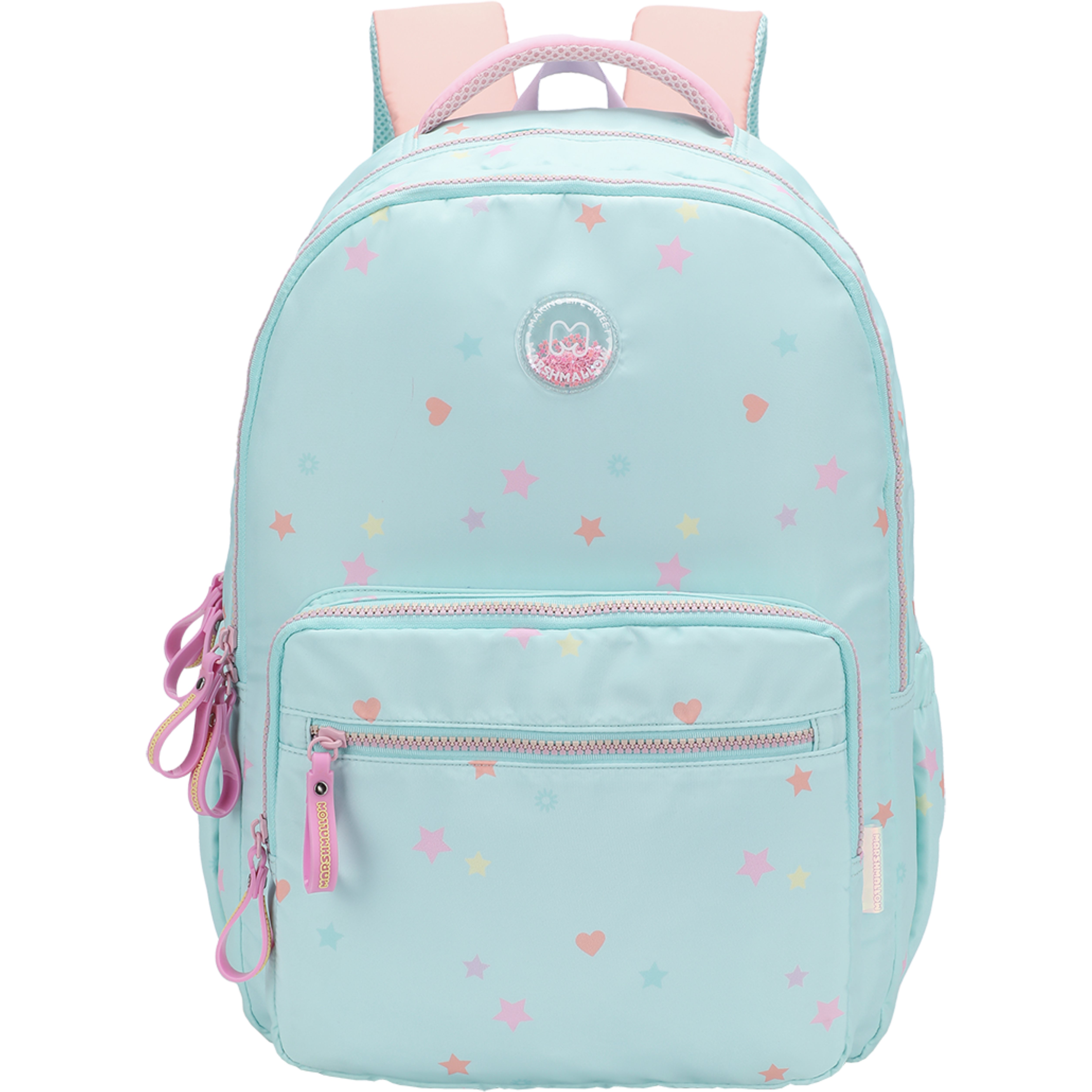 Marshmallow Notebook-Rucksack Stardust 65549 – Gepolstertes Laptopfach, Nylon, 330 × 430 × 160 mm