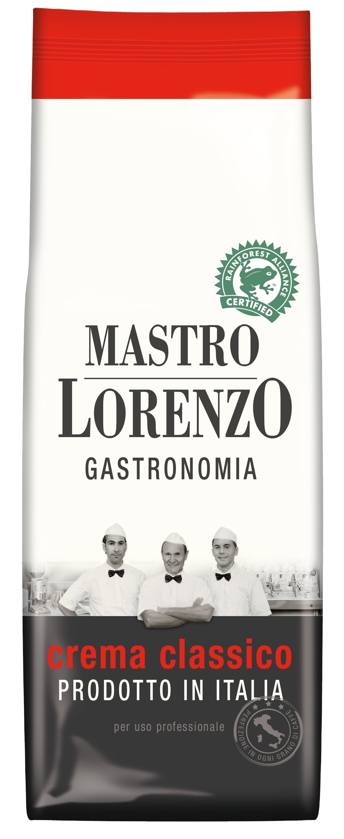 Mastro Lorenzo Crema Classico – Kaffeebohnen – Café Crème, Arabica/Robusta, 1,007 kg