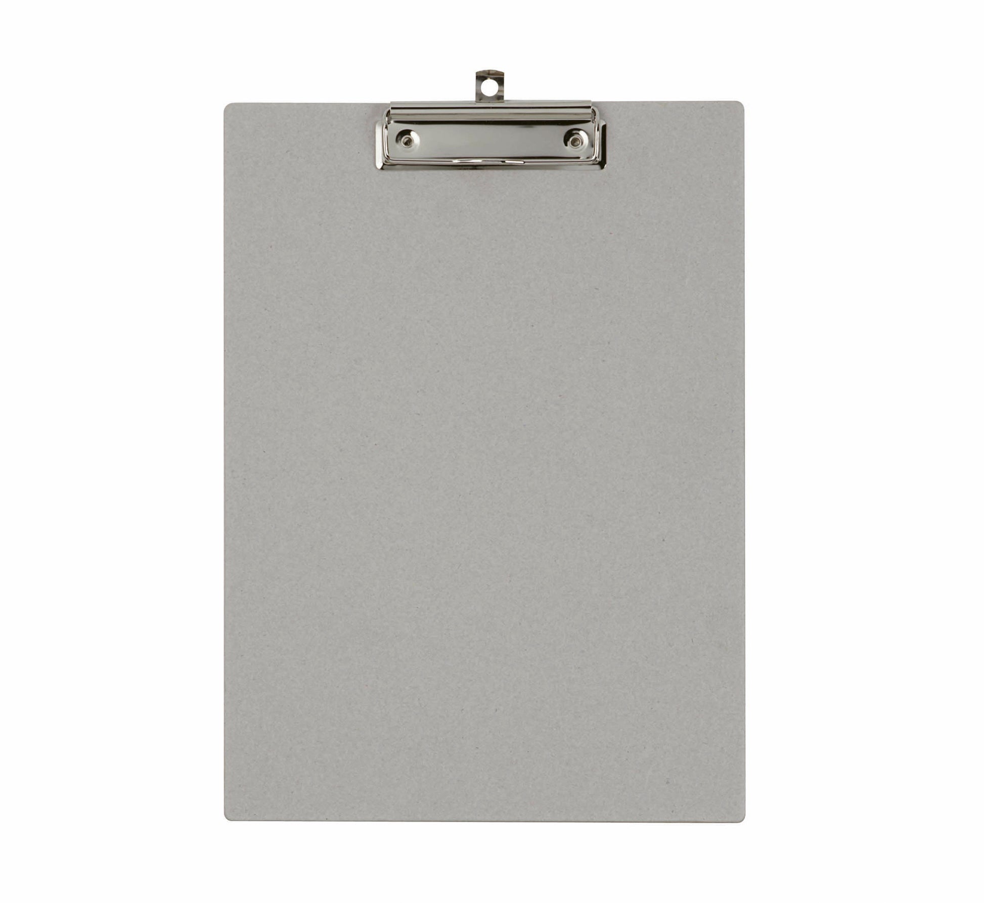 MAULcreativ Klemmbrett 316×227 mm – Karton, grau – mit Aufhängeöse