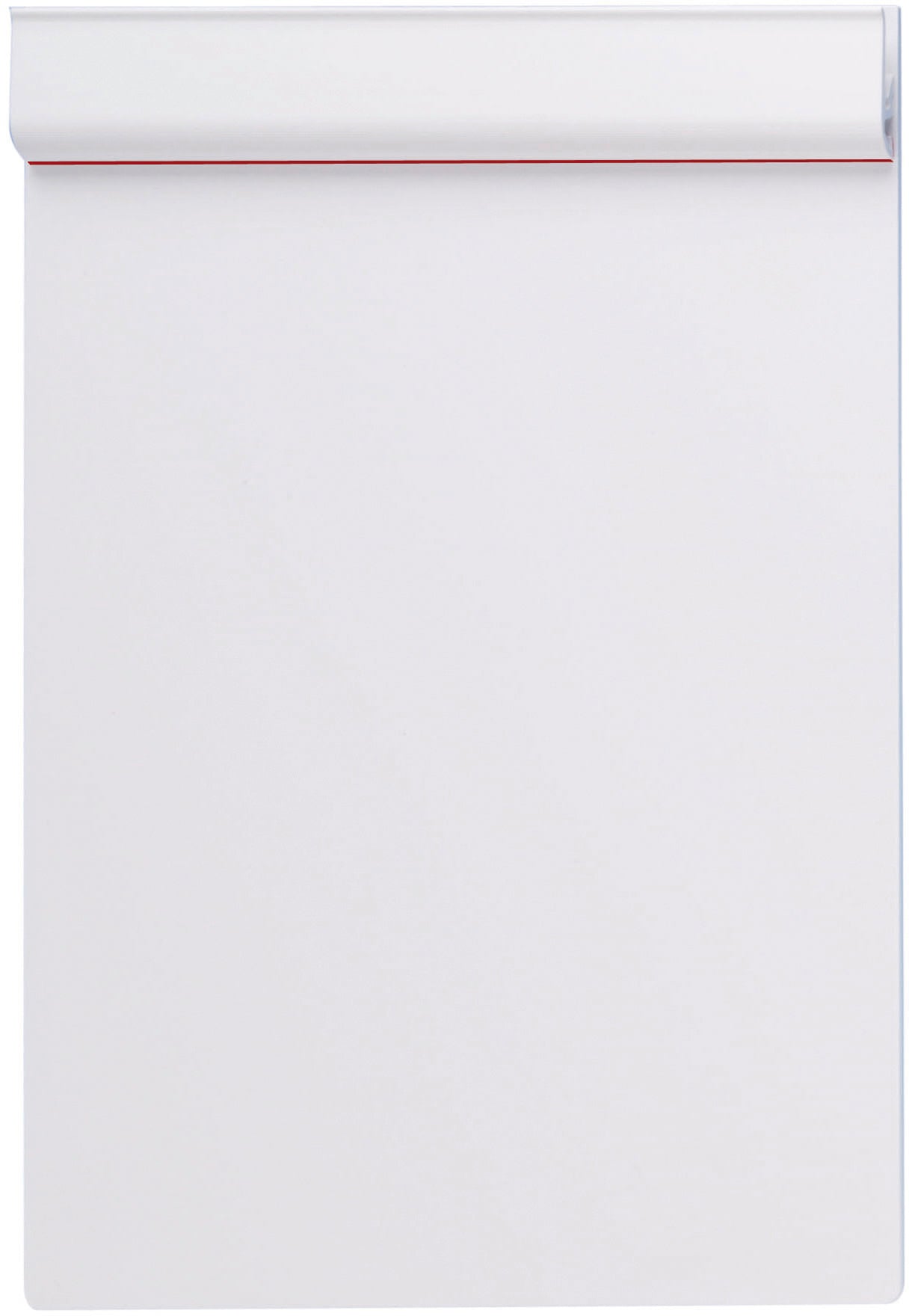 MAULpro Klemmbrett 450 × 308 mm – Kunststoff, weiss – mit Aufhängeöse
