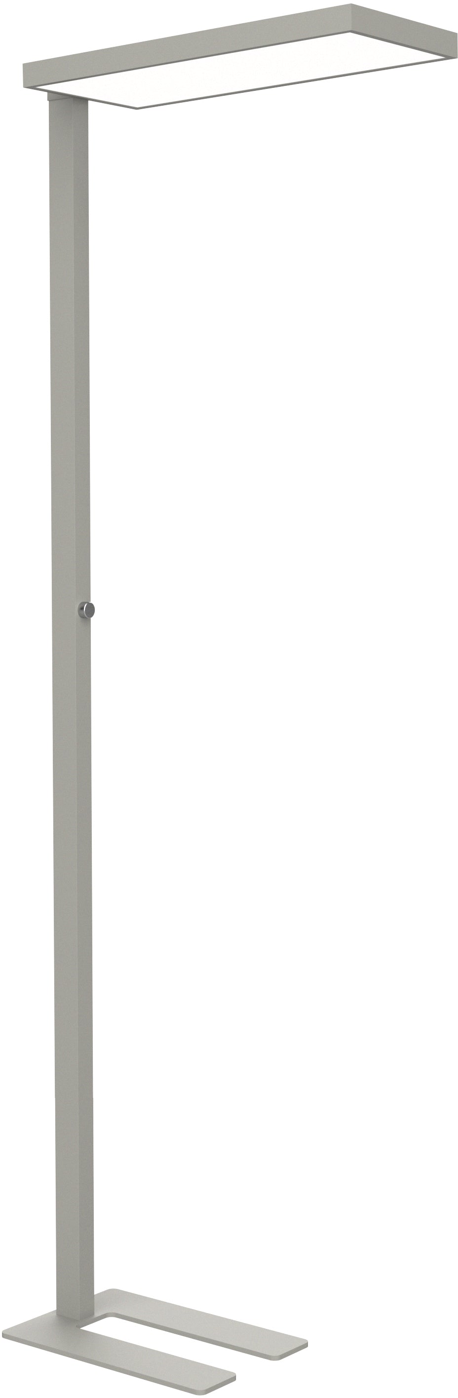 MAUL Stehleuchte MAULjura 8257195 – 9'200 lm, 4000 K, dimmbar, 195 cm – Silber