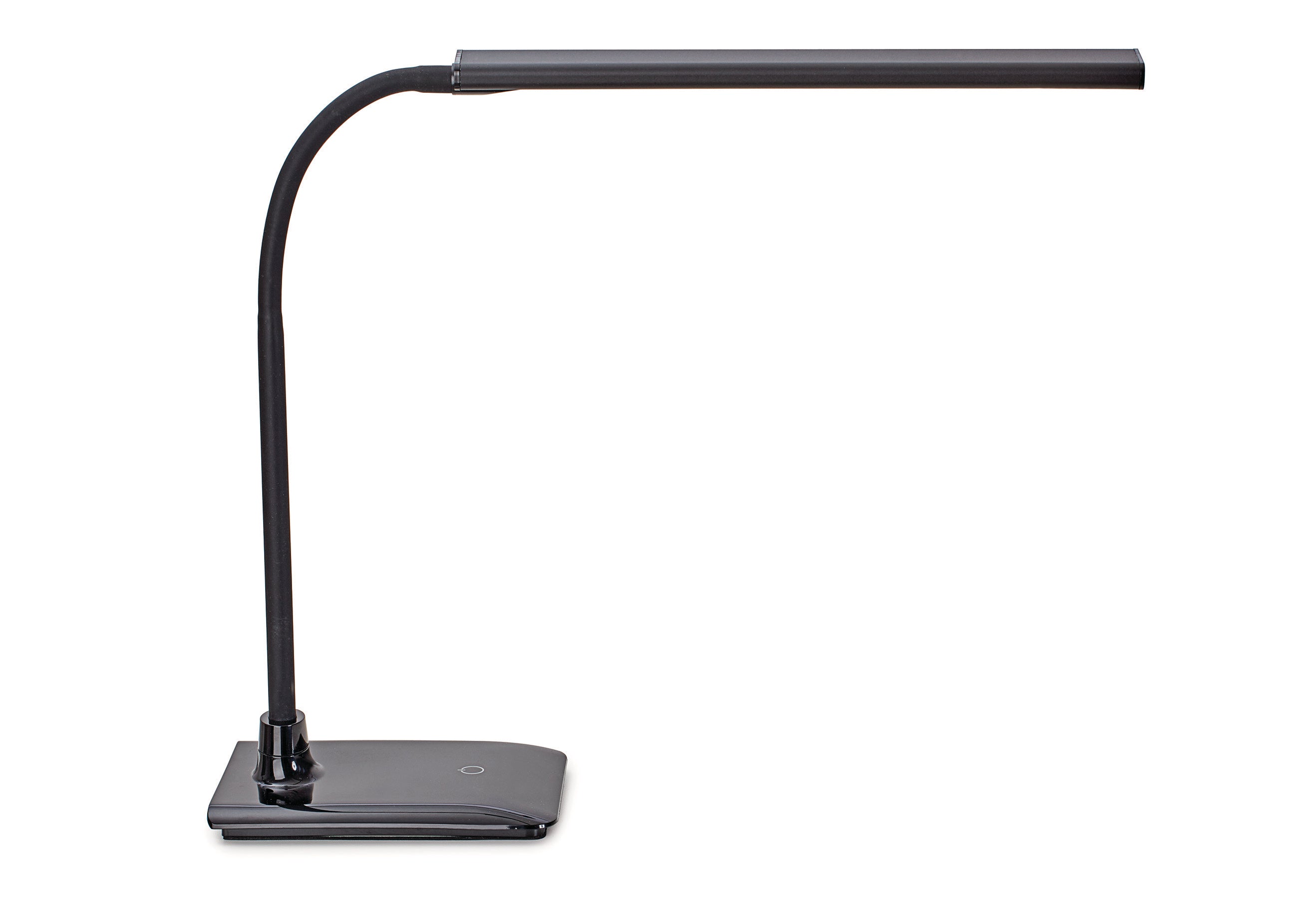 MAUL Tischleuchte MAULpirro 8202790 – LED, 4-Stufen-Dimmer, Flexbereich, Diffusor – Schwarz