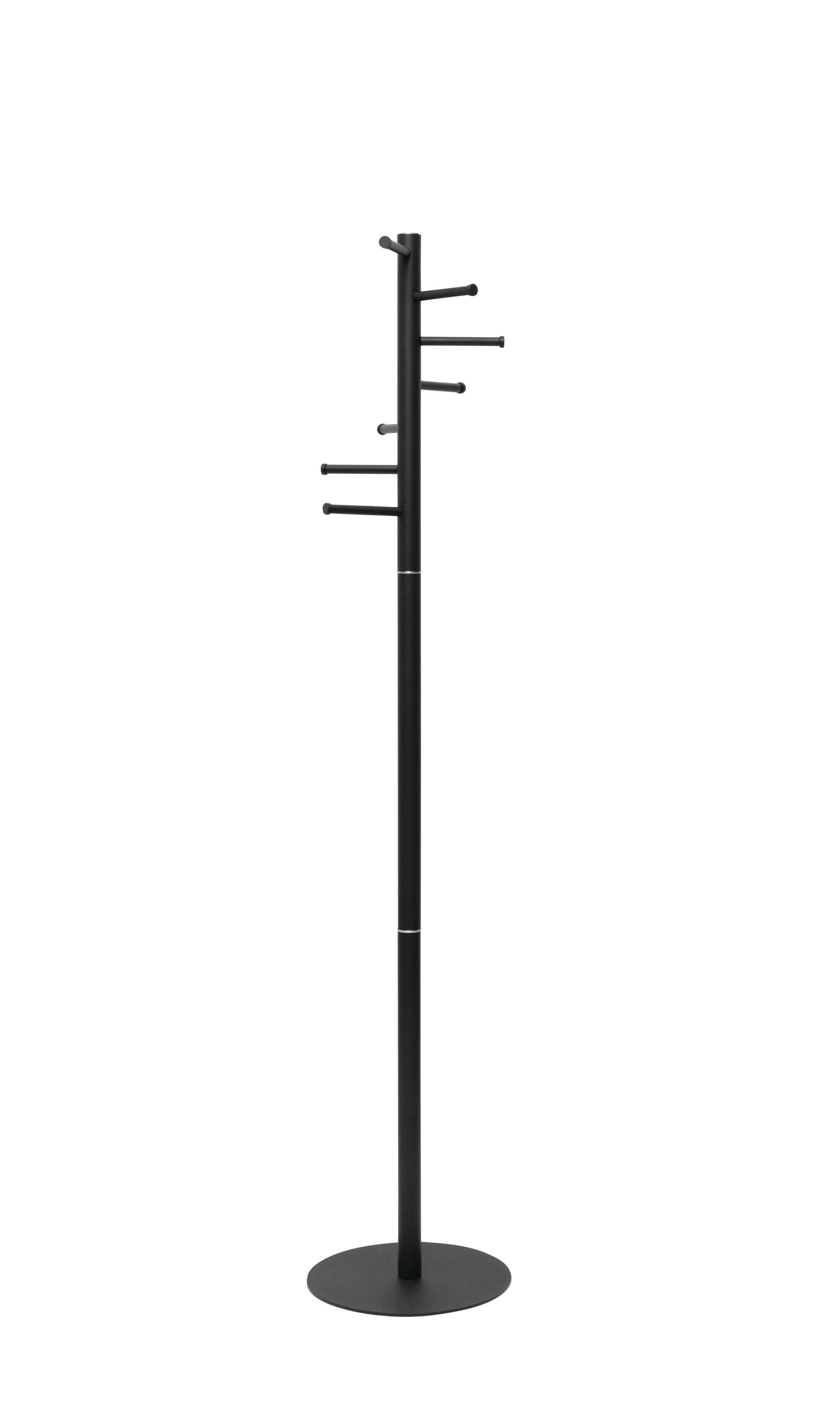 MAUL Garderobenständer (mit Schirmhalter) – Metall – Schwarz – 1'770 mm
