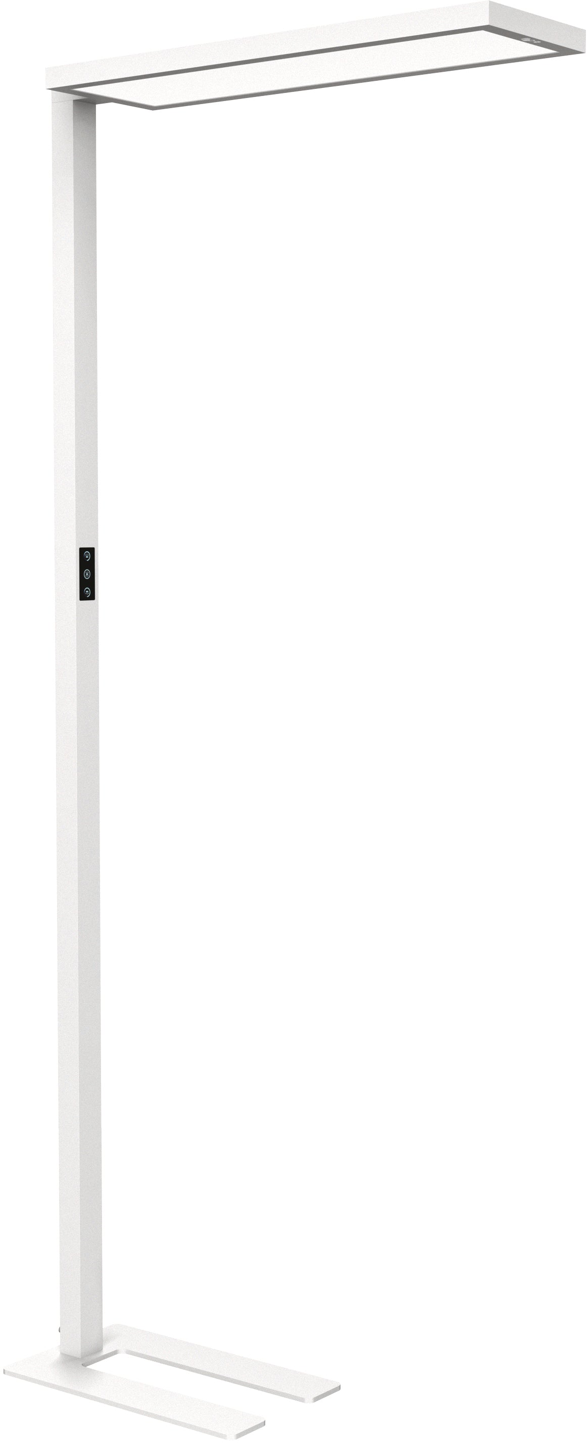 MAUL Stehleuchte MAULsenja 8258802 – 196 cm, 15150 lm, 2700–5700 K, dimmbar, Bewegungs-/Tageslichtsensor