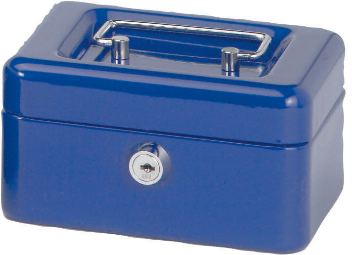 Maul 18280 – Geldkassette, 152 × 125 × 81 mm, Blau