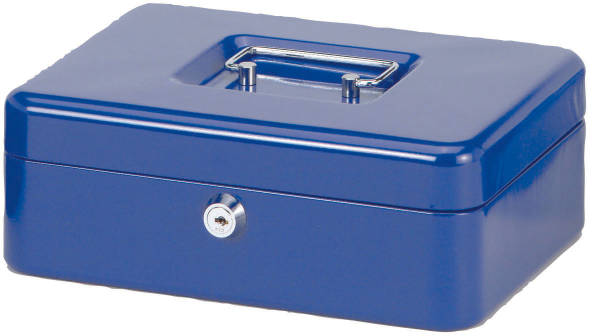Maul 3 – Geldkassette, 250 × 191 × 90 mm, blau