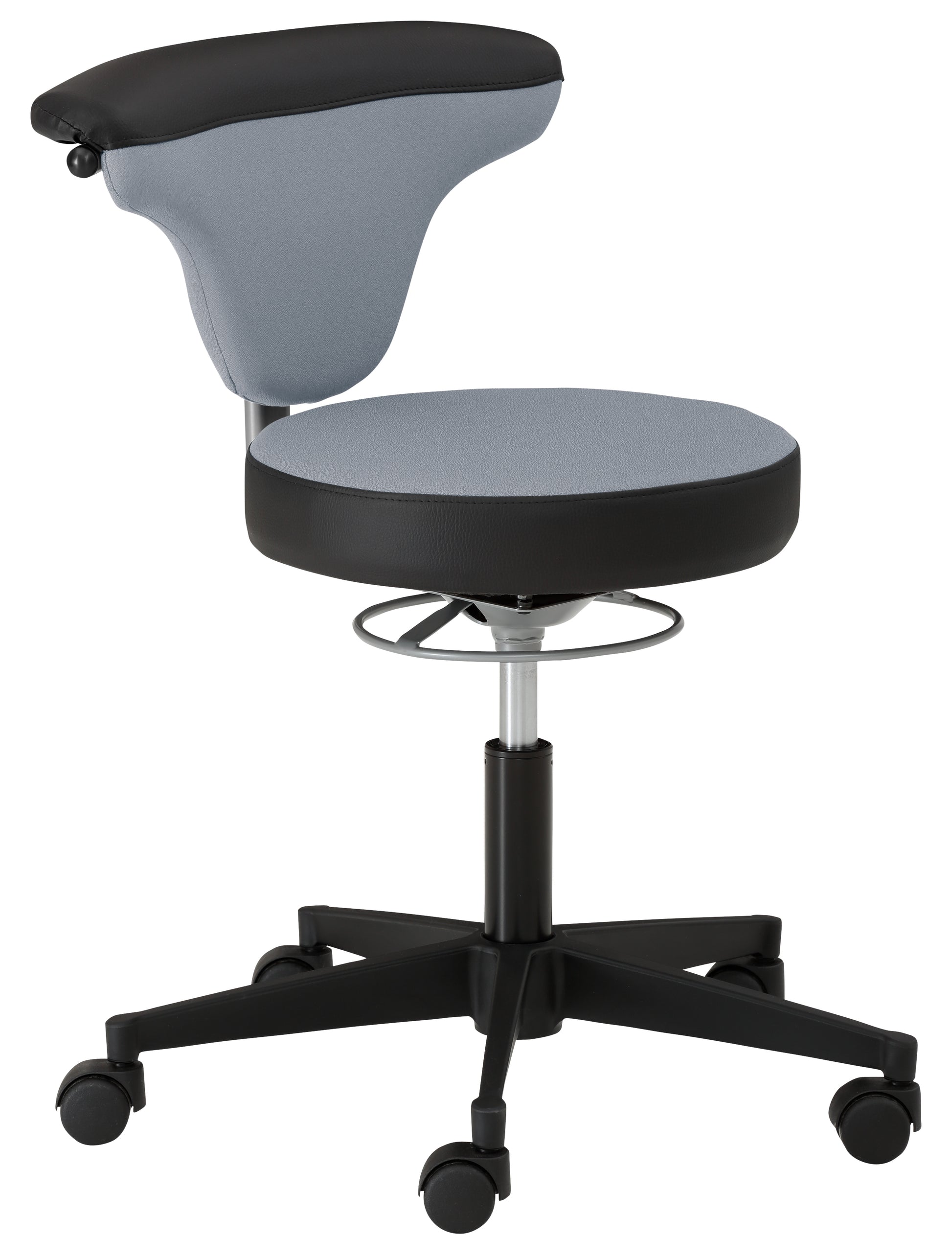 Mayer myTORRO 1351 Bürostuhl – Stoff – Grau/Schwarz, 360° drehbare Rückenlehne, 39–50 cm, bis 140 kg