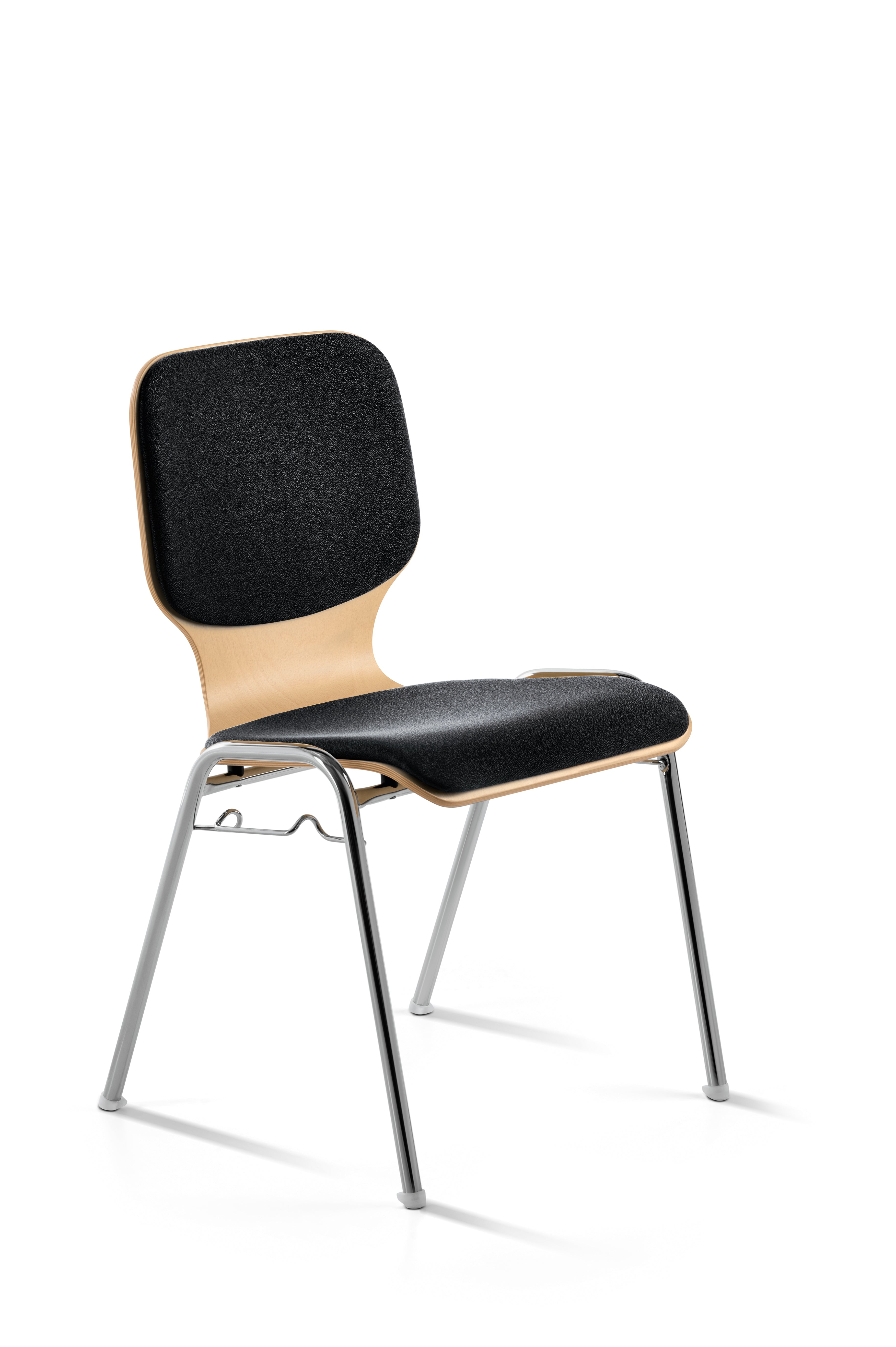 Mayer Wood Comfort Plus 211601 Besuchersessel – Gepolstert – Buche natur, stapelbar