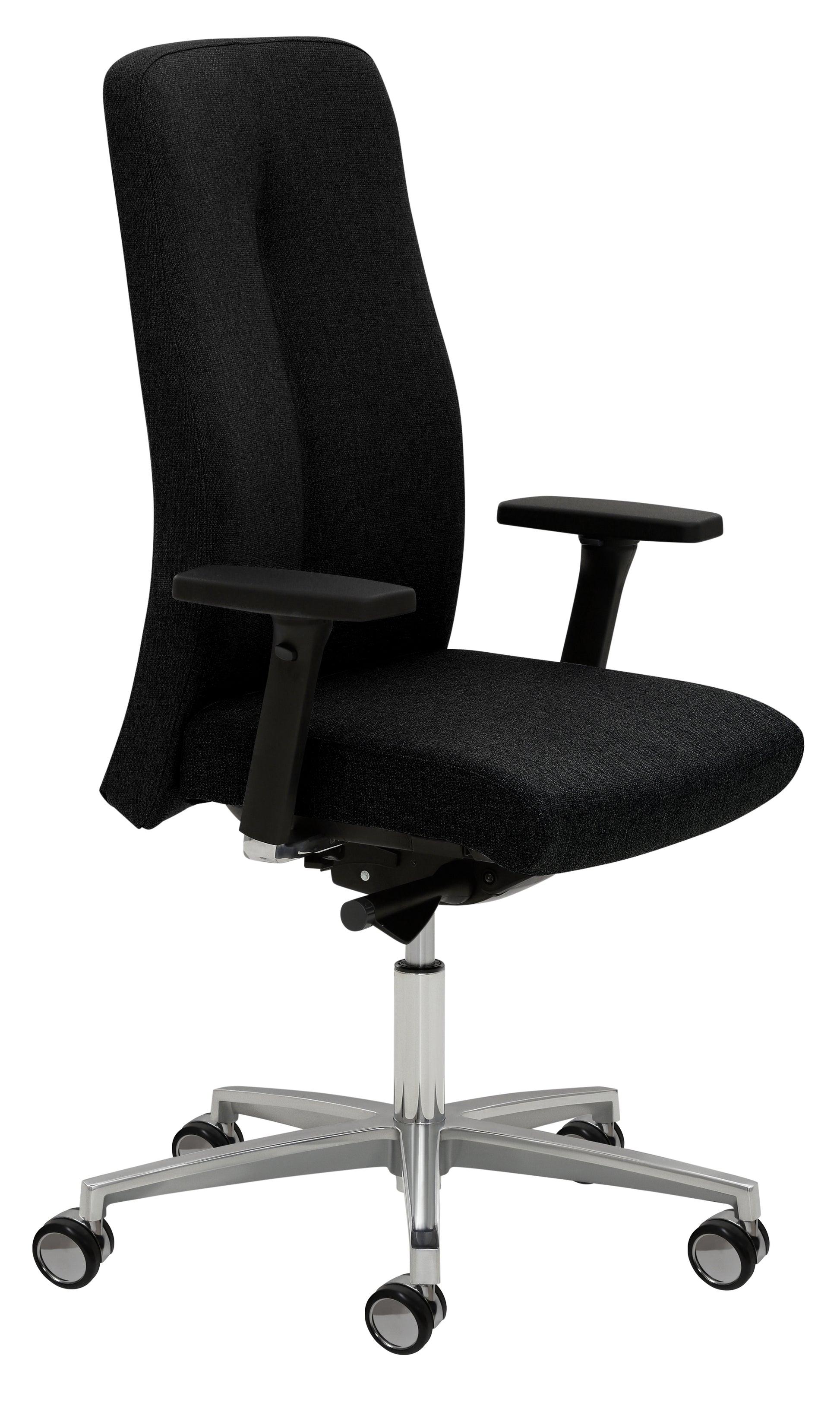 Mayer Prime XXL 2357ALVD4 Bürostuhl – Stoff – Schwarz, 4D-Armlehnen, bis 150 kg