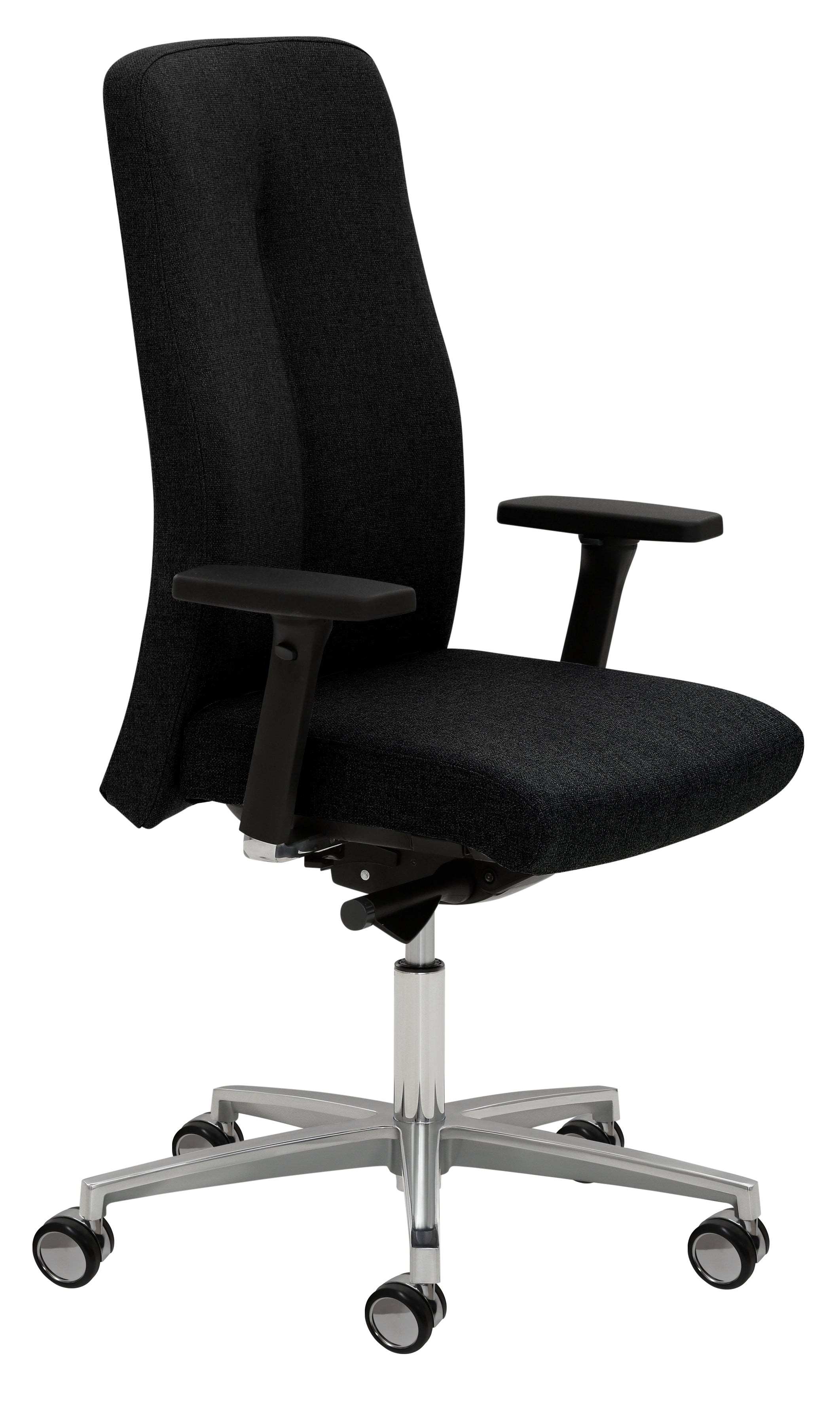 Mayer Prime XXL 2357ALVD4 Bürostuhl – Stoff – Schwarz, 4D-Armlehnen, bis 150 kg