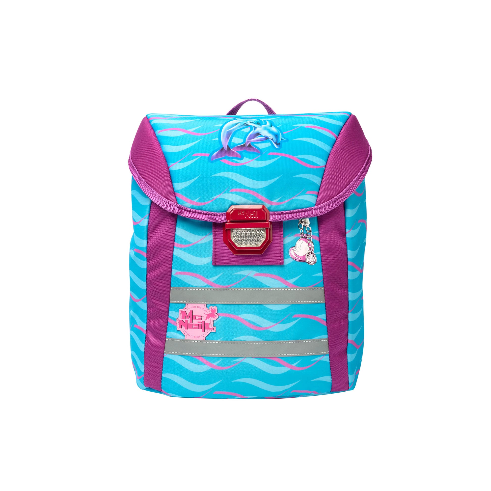 McNeill MiniMove – Kindergartenrucksack, Finny, 28×17×34 cm, mit abnehmbarem Brustgurt