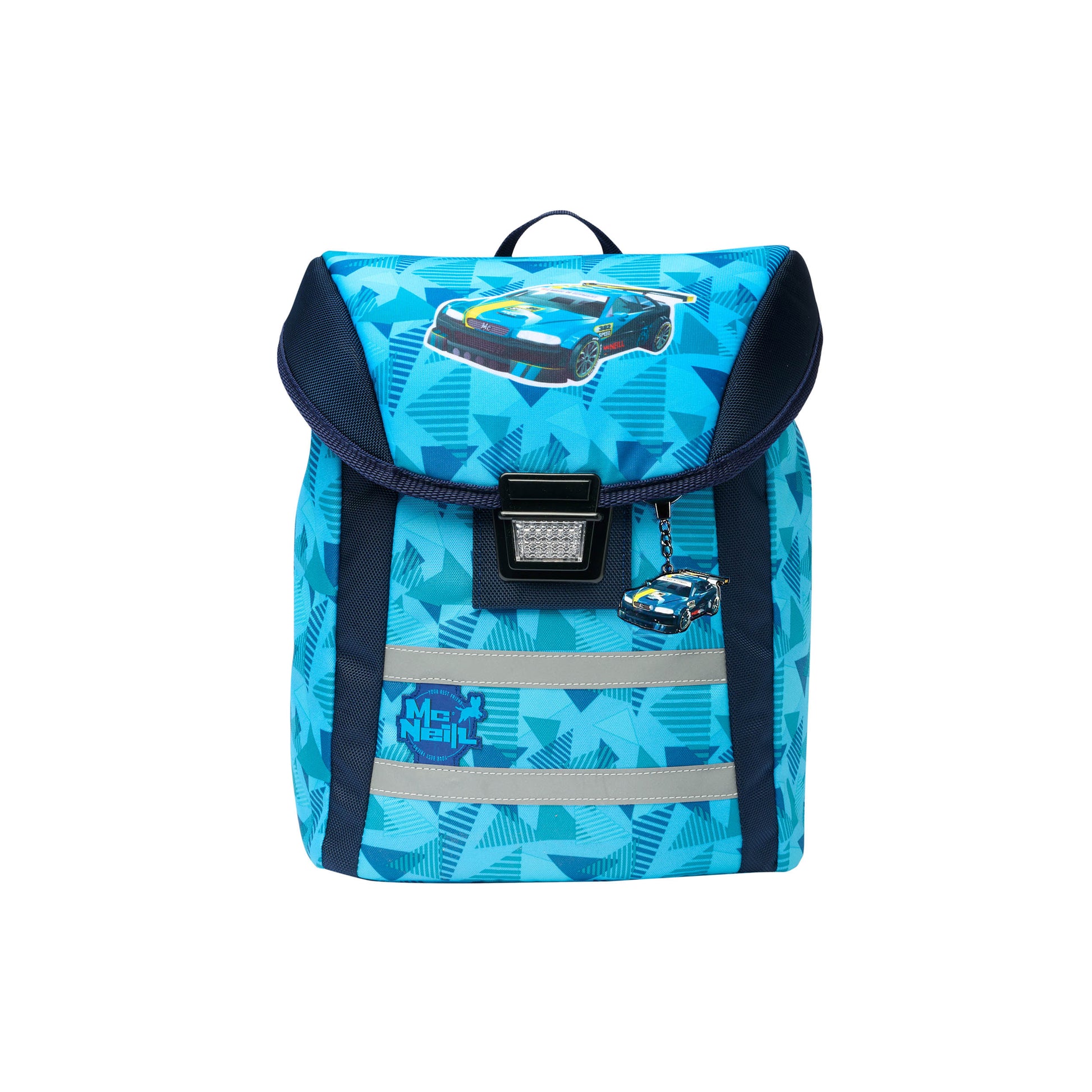 McNeill MiniMove – Kindergartenrucksack, Race, 28×17×34 cm, mit abnehmbarem Brustgurt
