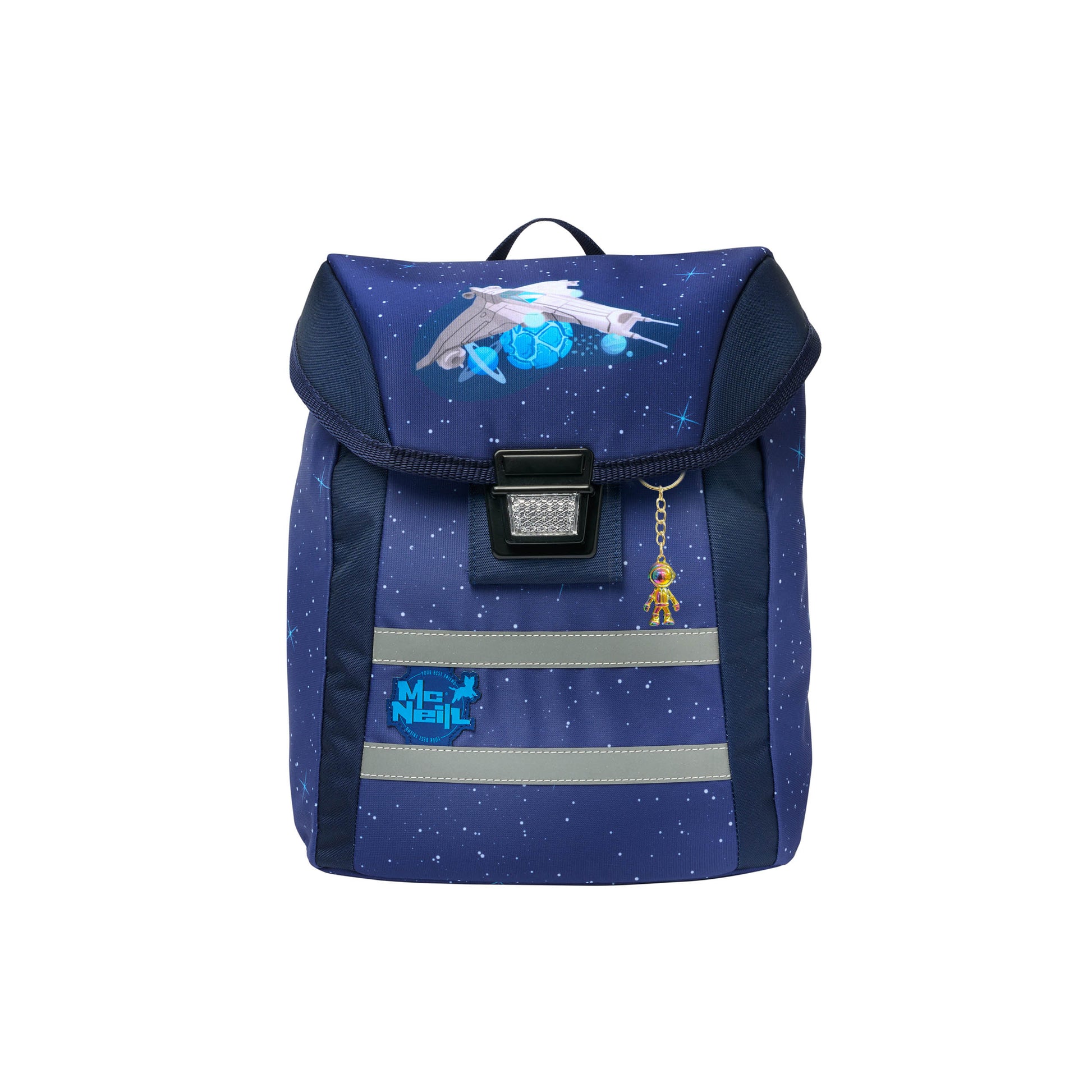 McNeill MiniMove – Kindergartenrucksack, Space, 28×17×34 cm, mit abnehmbarem Brustgurt