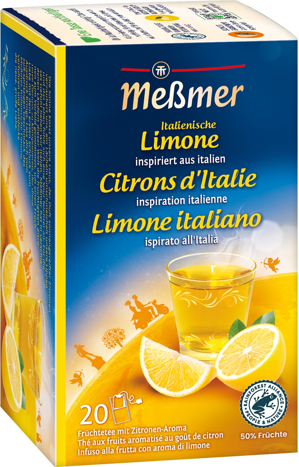 Messmer Früchtetee Italienische Limone – Teebeutel
