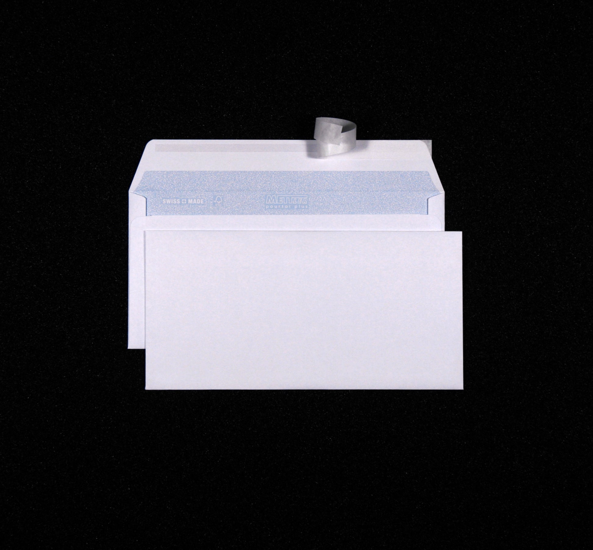 Mettler Couvert C5/6, ohne Fenster, Haftklebung, hochweiss, 100 g/m² – 500 Stk.