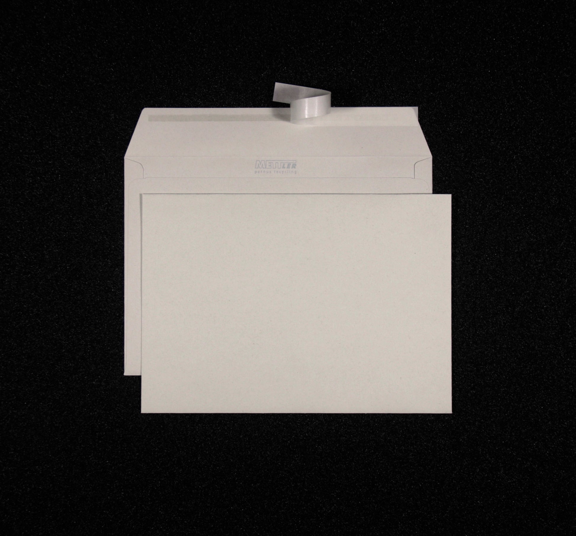 Mettler Couvert C5, ohne Fenster, Haftklebung, 100 g/m², Recycling – 500 Stk.