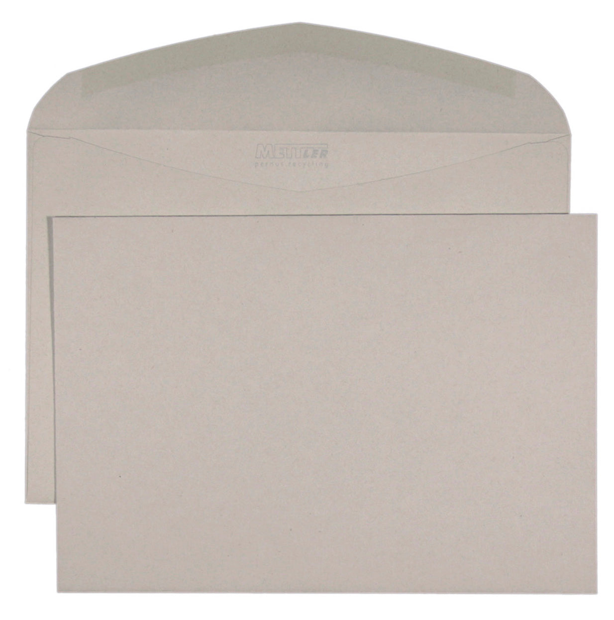 Mettler Couvert C5, ohne Fenster, nassklebend, 100 g/m², recycling, lasertauglich – 500 Stk.