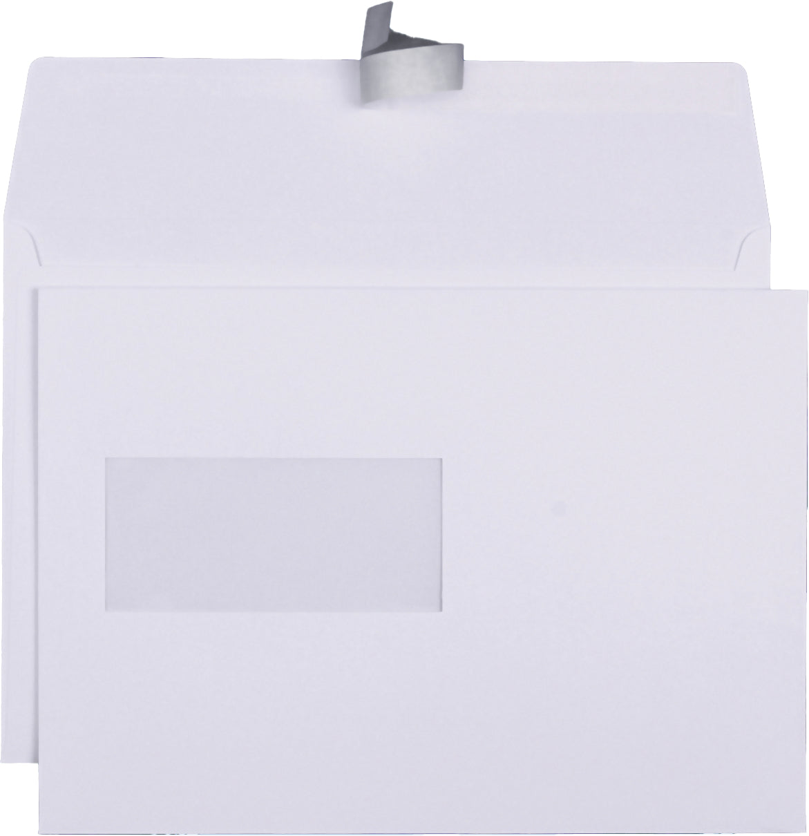 Mettler Couvert C5, Fenster links, Haftklebung, ultraweiss, 120 g/m², lasertauglich – 500 Stk.