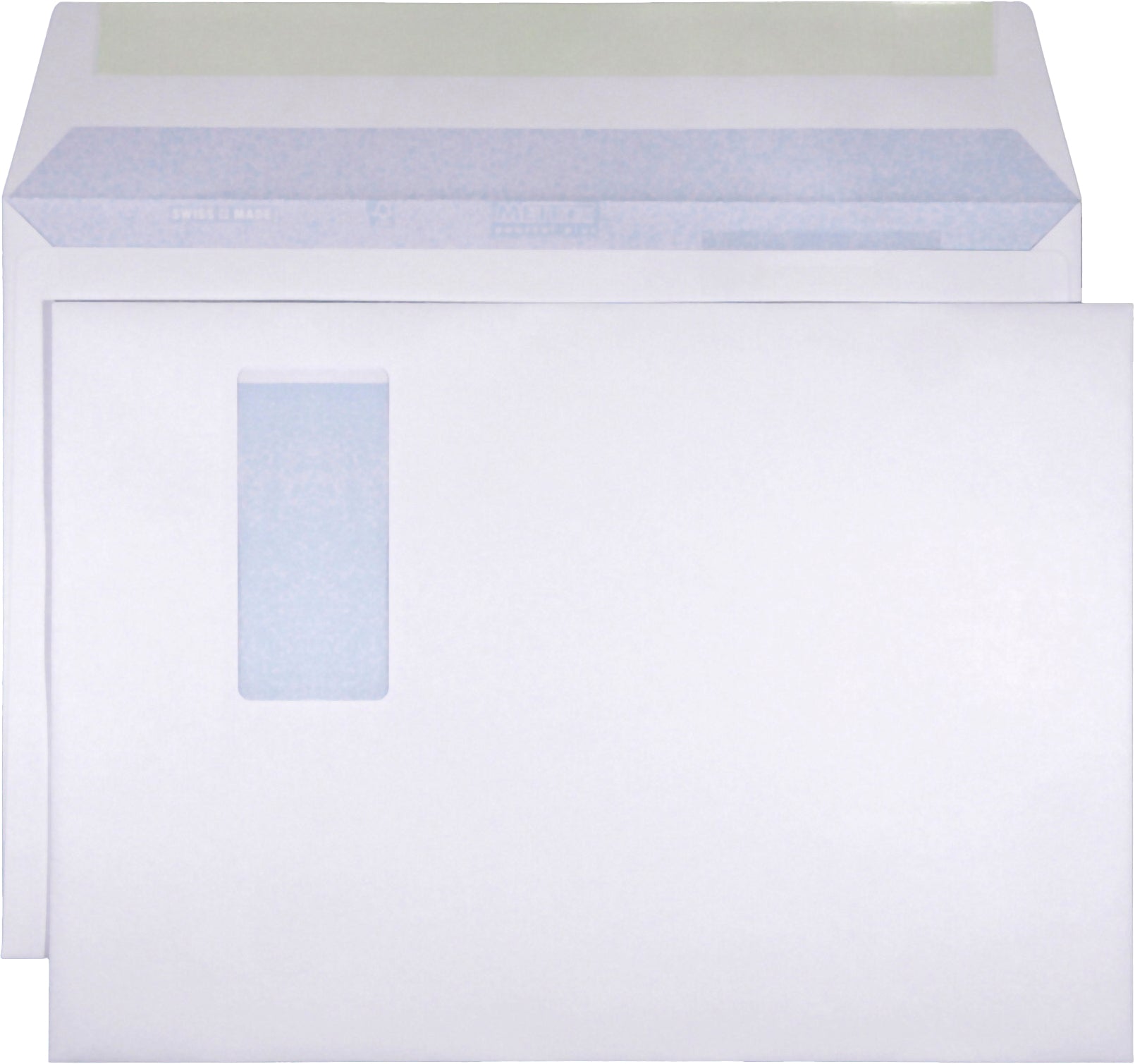 Mettler Couvert C4, Fenster rechts, Nassklebung, ultraweiss, 120 g/m² – Mettler – 250 Stk.