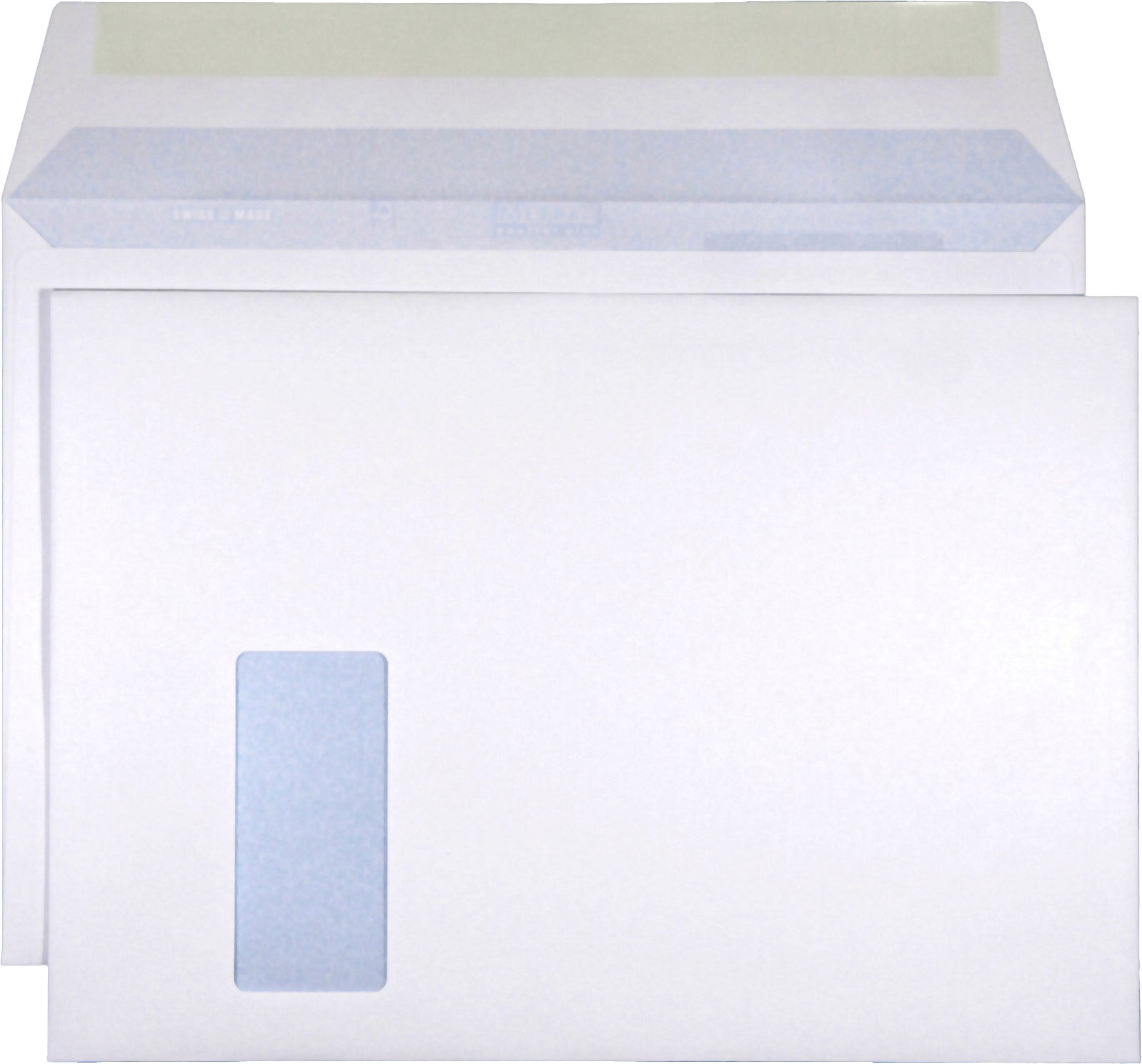 Mettler Couvert C4, Fenster links, Nassklebung, ultraweiss, 120 g/m² – Mettler – 250 Stk.