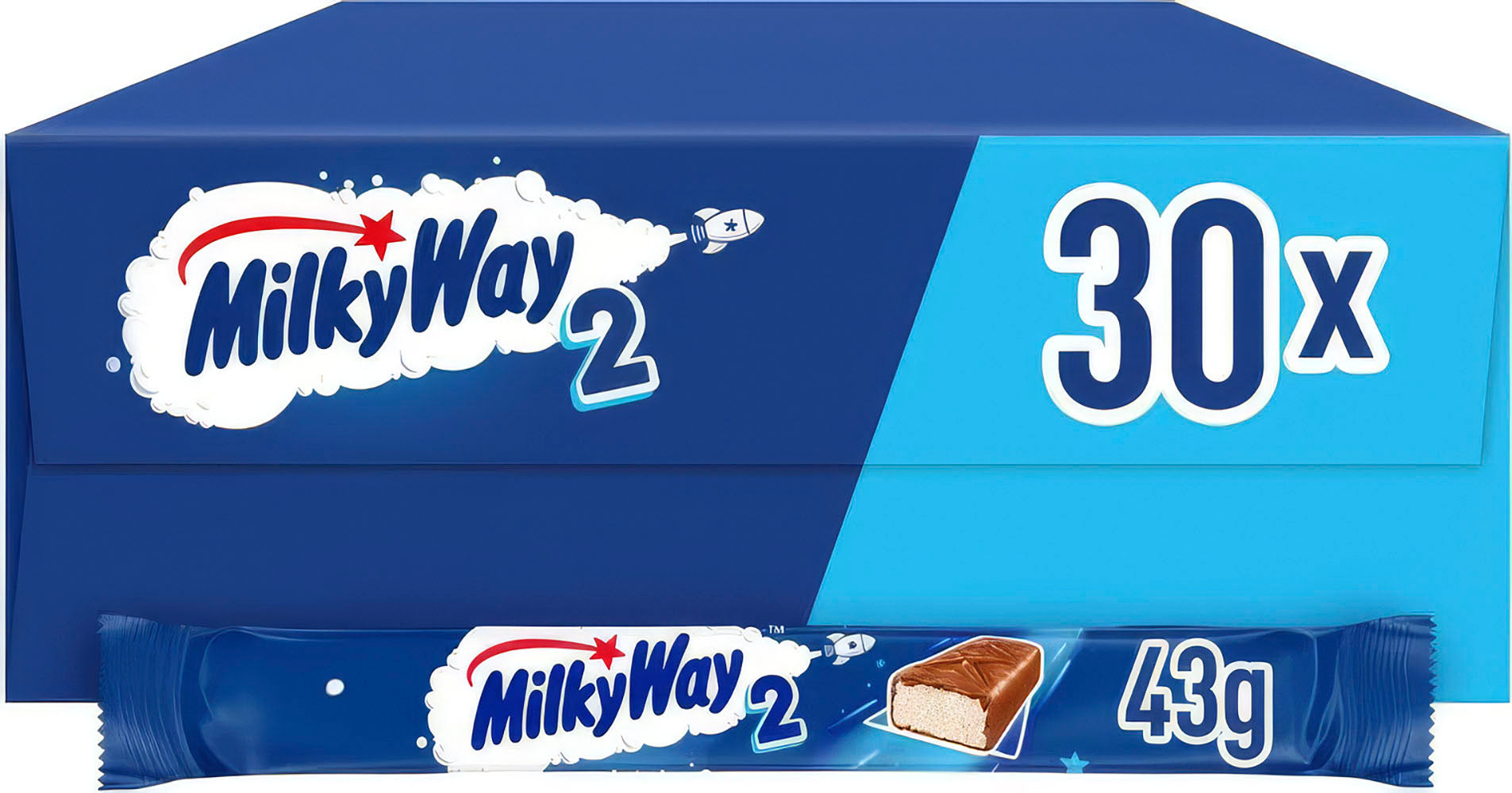 Milky Way Schokoladenriegel – Twin – 30 × 43 g