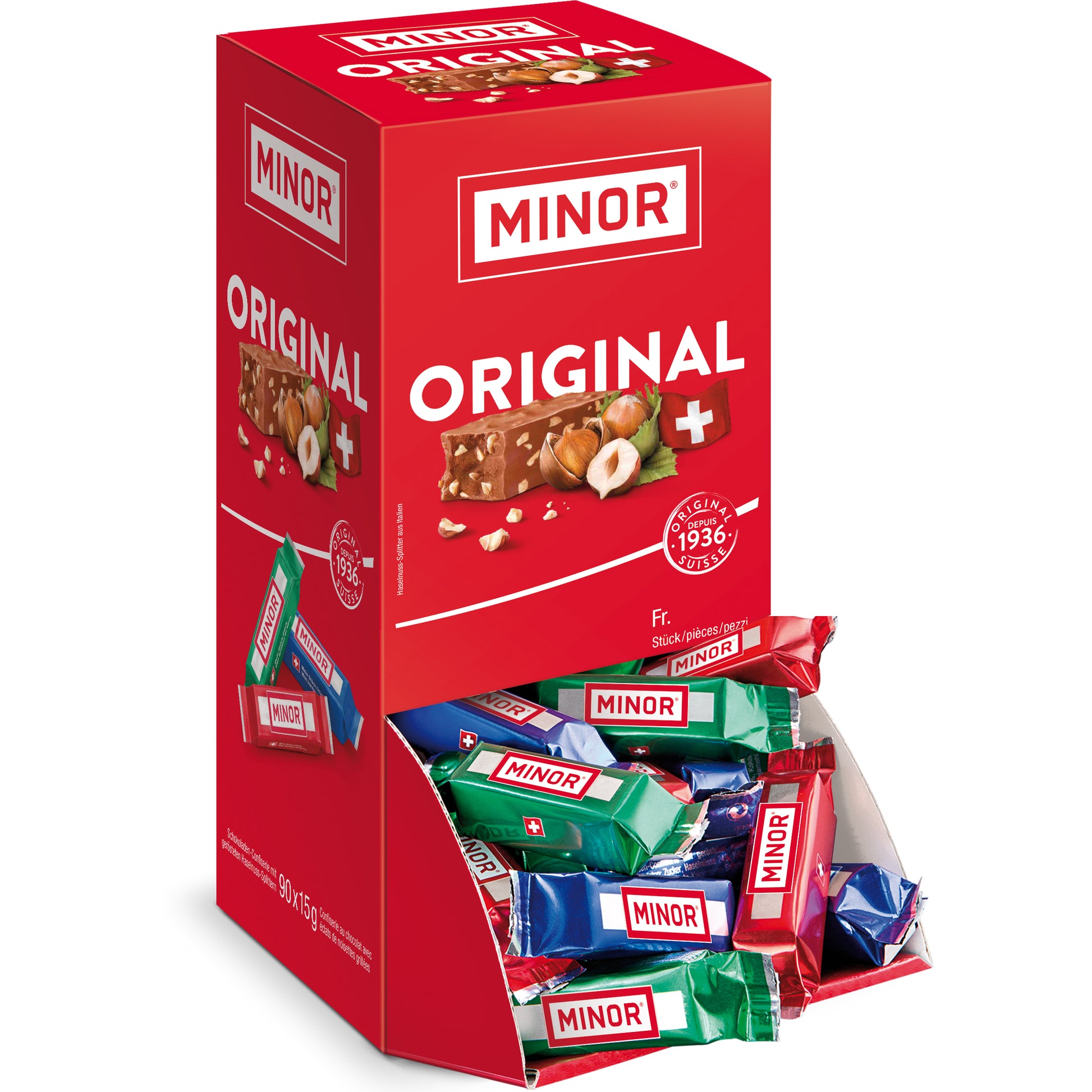 Minor Original Schokoriegel – 1,517 kg