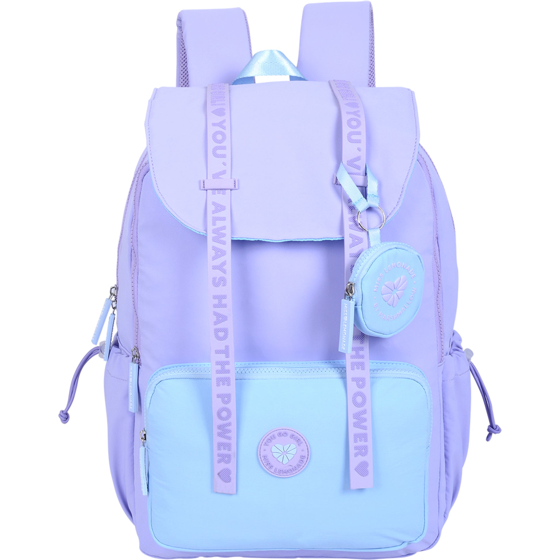 Miss lemonade Notebook-Rucksack 65615 – mit gepolstertem Laptopfach, Nylon – Ribbon, 350 × 55 × 470 mm