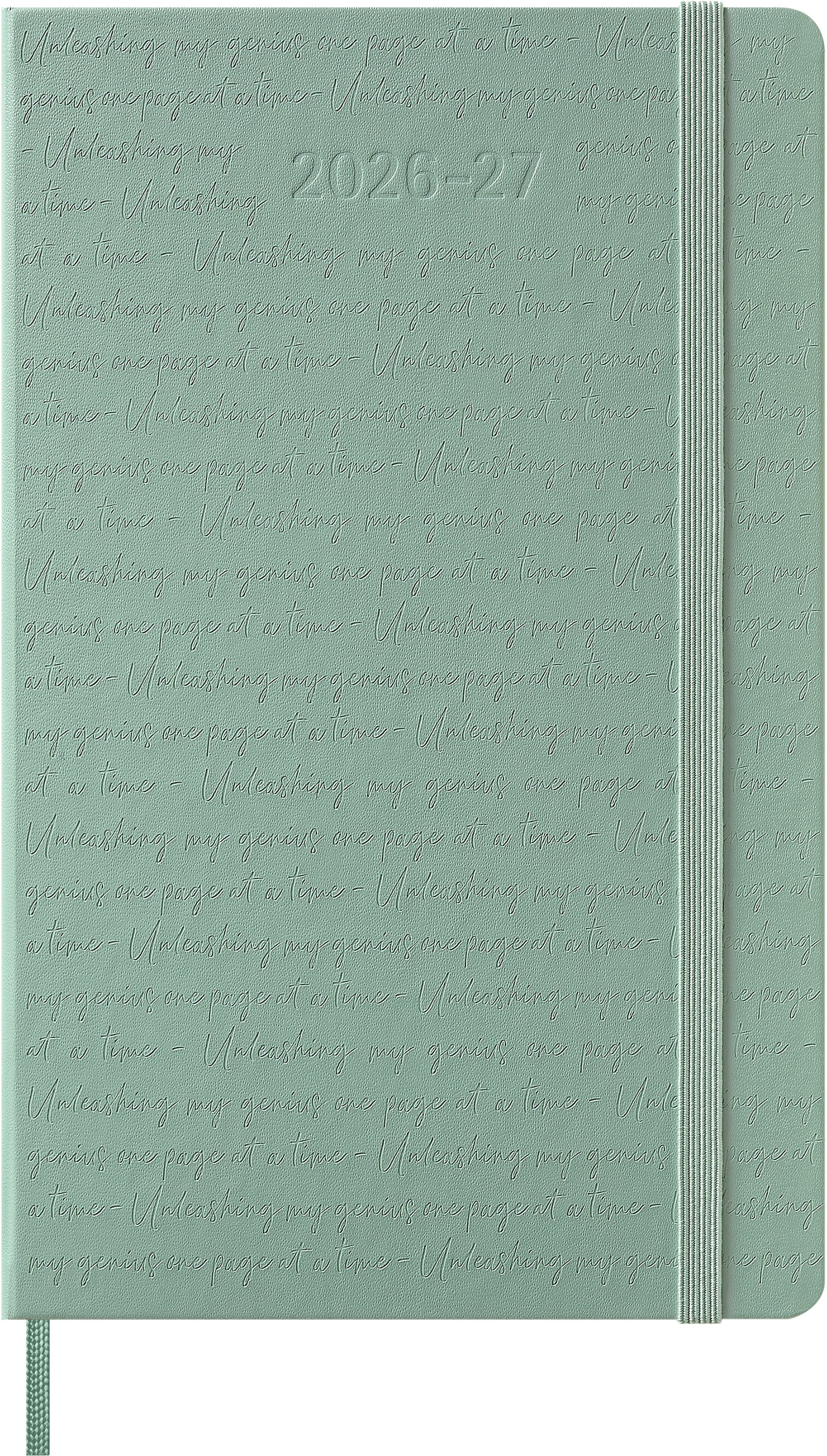 Moleskine Wochen-Notizkalender – Wochenagenda Jul 2026–Dez 2027, 1 Woche/1 Seite, 13 × 21 cm, Hardcover, Blau