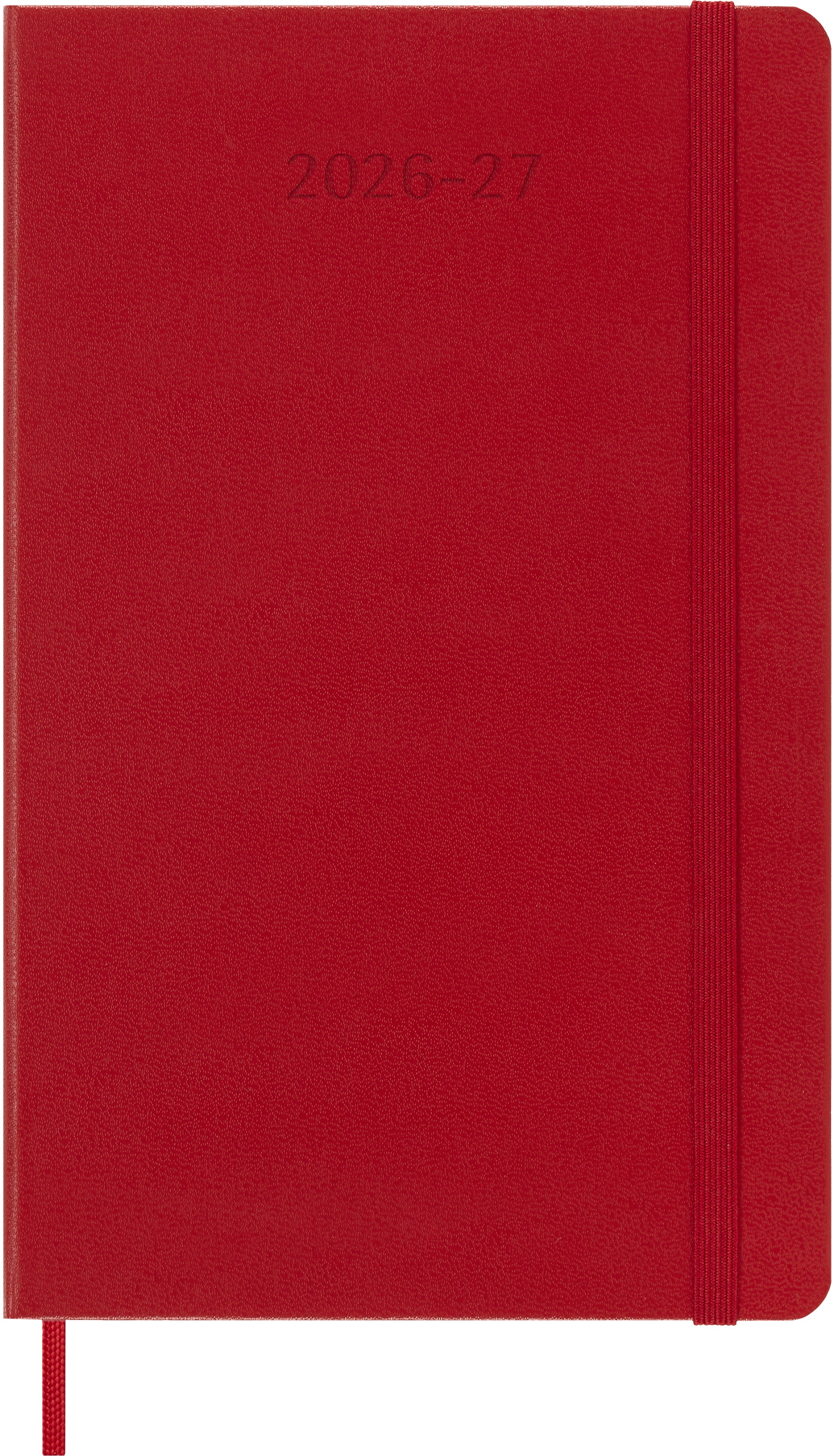 Moleskine Wochenagenda, 1 Woche/1 Seite, Jul 2026–Dez 2027, 13,6 × 21,4 cm, Hardcover