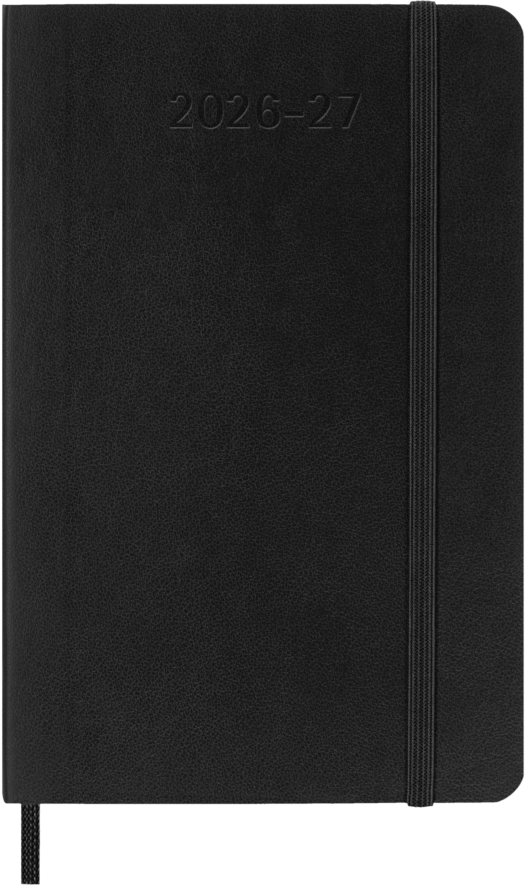 Moleskine Wochen-Notizkalender – Wochenagenda, 1 Woche/1 Seite, Jul 2026–Dez 2027, 9,1 × 14,6 cm, Softcover