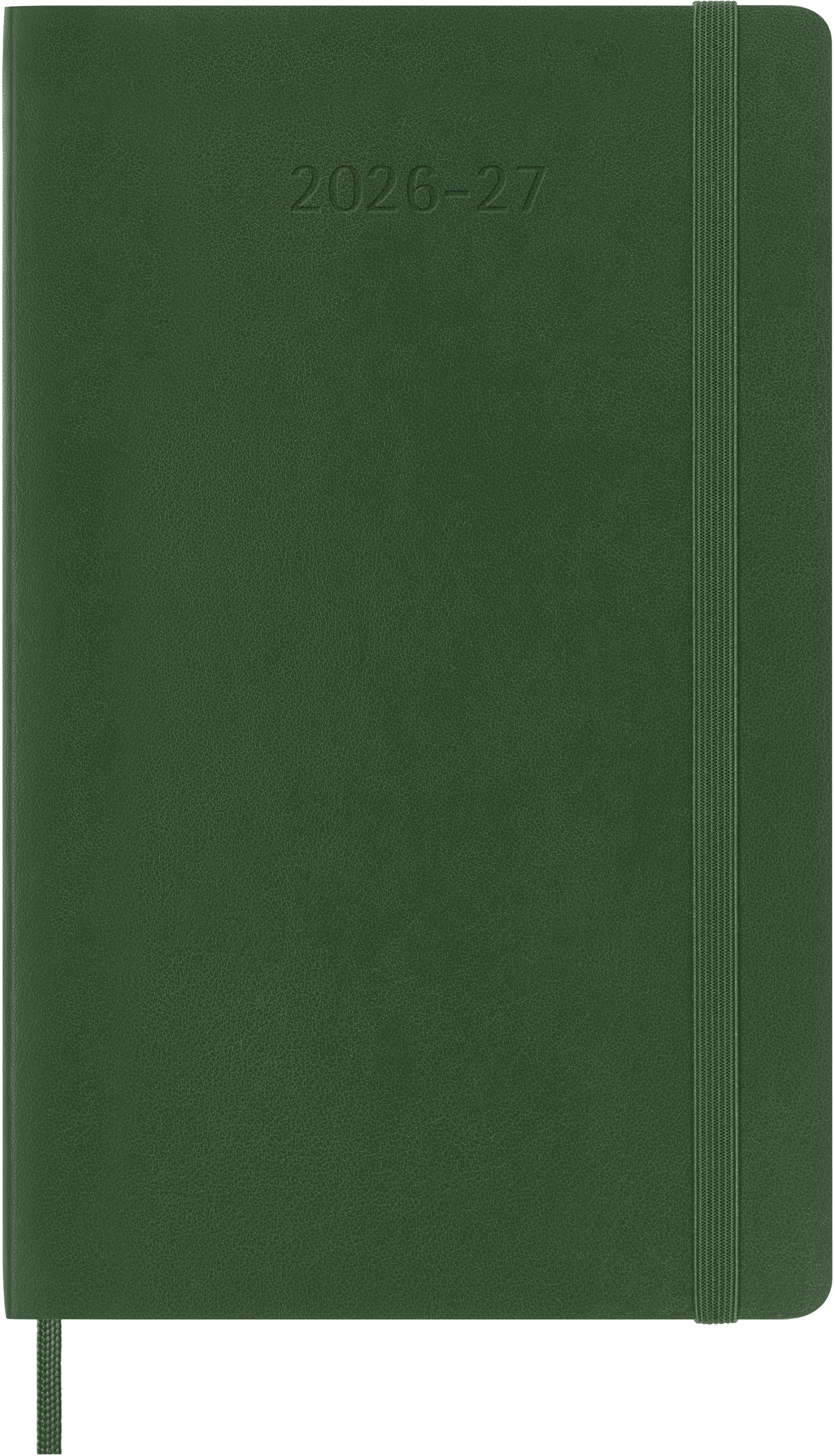 Moleskine DSK1518WN – Wochenagenda Jul 2026–Dez 2027, 1 Woche/1 Seite, 13 × 21 cm, Softcover, grün
