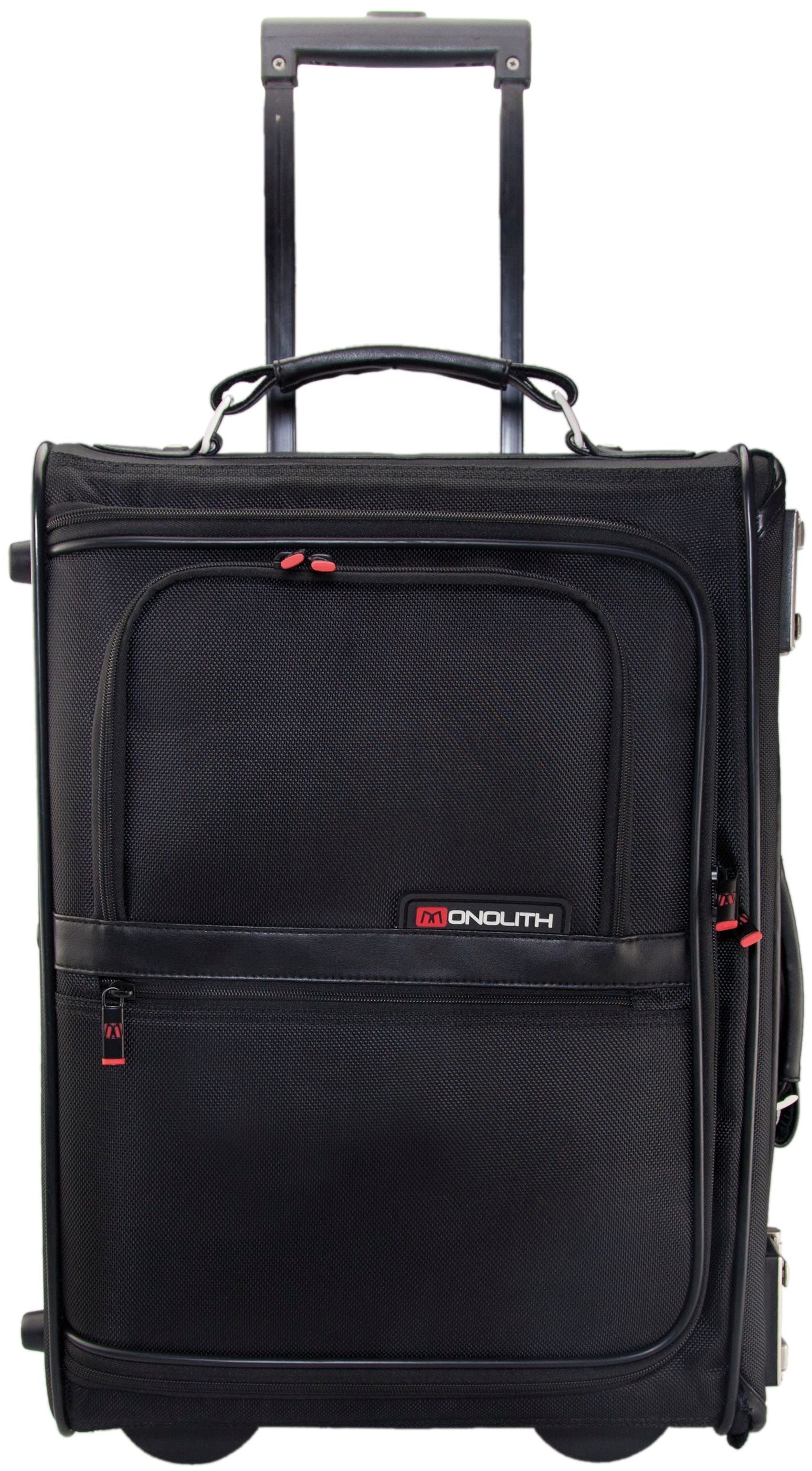 Monolith 2383 – Pilotenkoffer, Nylon, Schwarz, 36,5 × 24 × 49,5 cm
