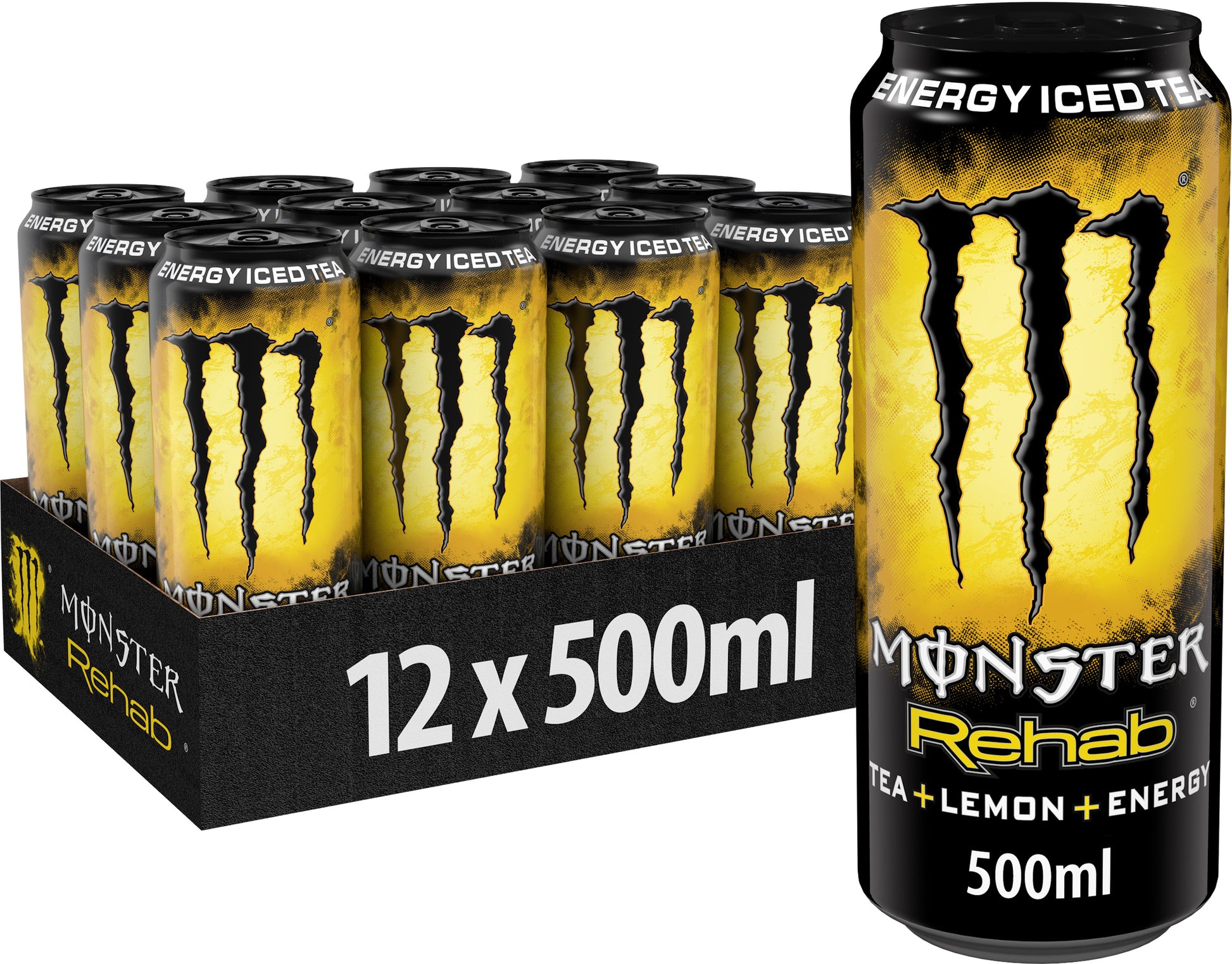 Monster Energy – Energy Drink Rehab, Ice Tea & Limonade, koffeinhaltig – 5 dl